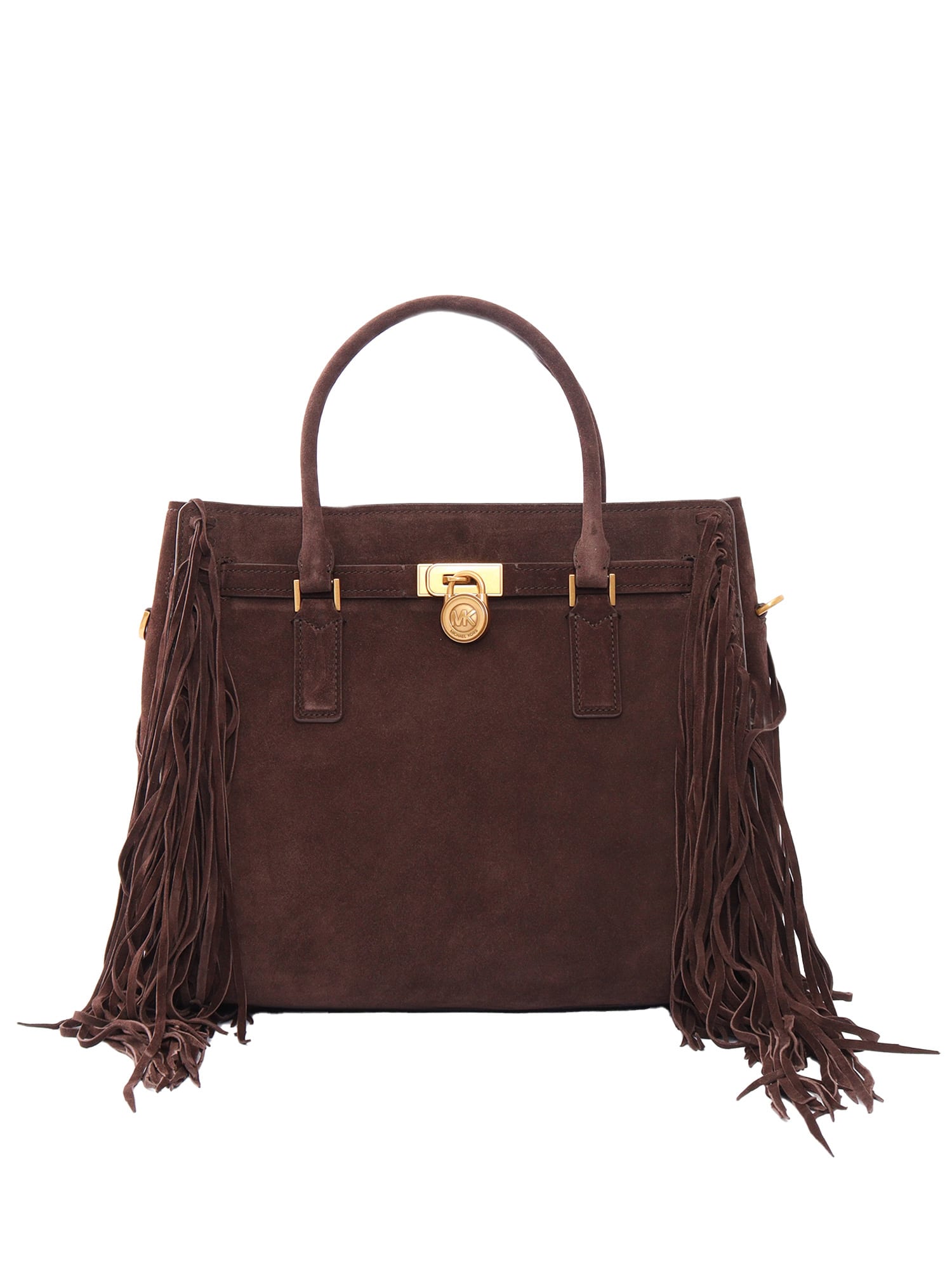 Michael Kors Lg Satchel In Brown