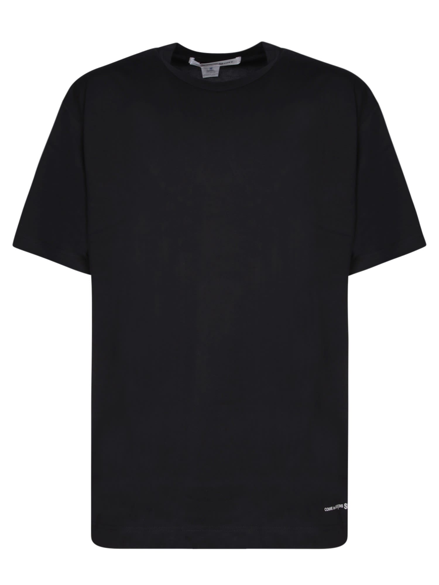 COMME DES GARÇONS SHIRT OVERSIZE BLACK T-SHIRT 