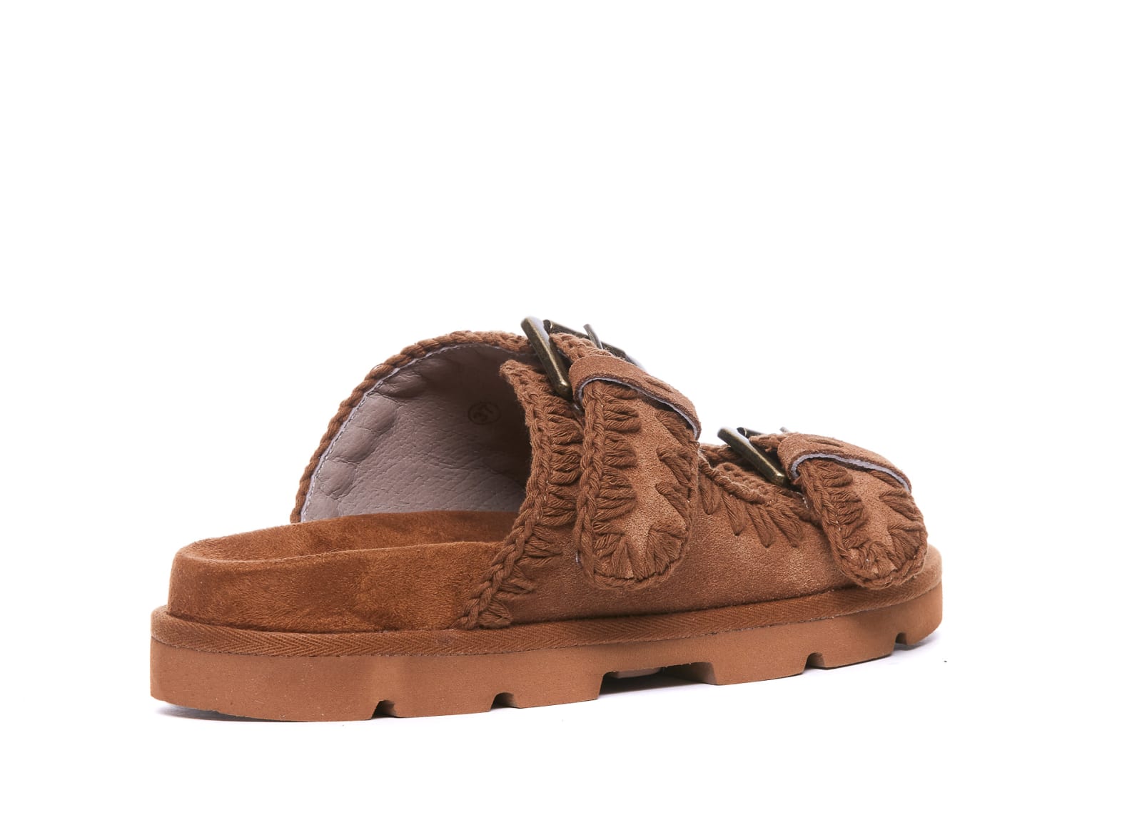 Shop Mou Low Bio Sandals In Brown