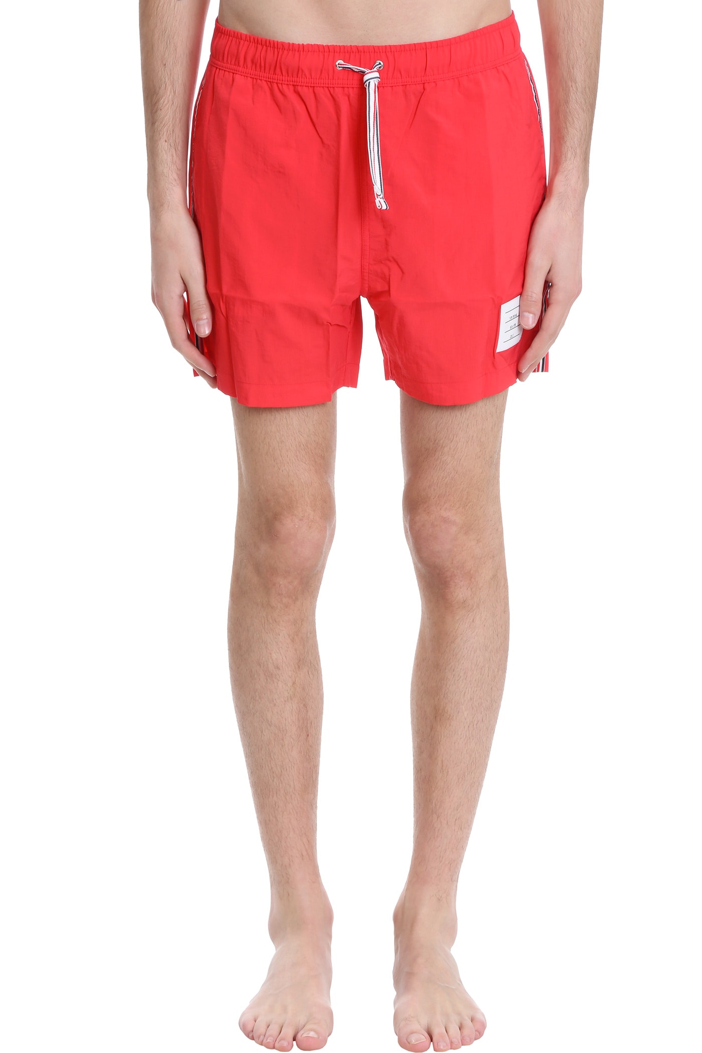 Thom Browne Beachwear In Red Polyamide