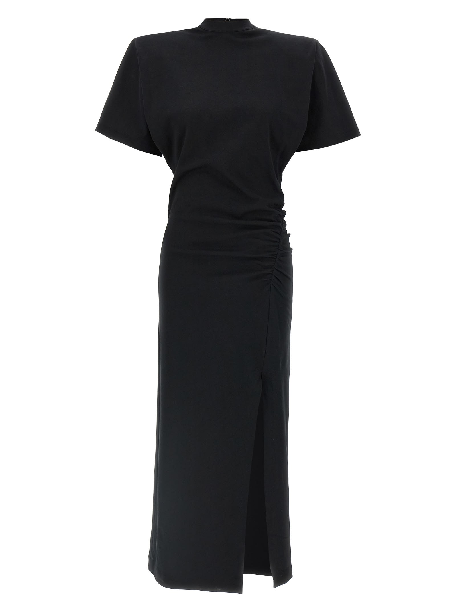Pinko Long T-shirt Dress With Padded Shoulders