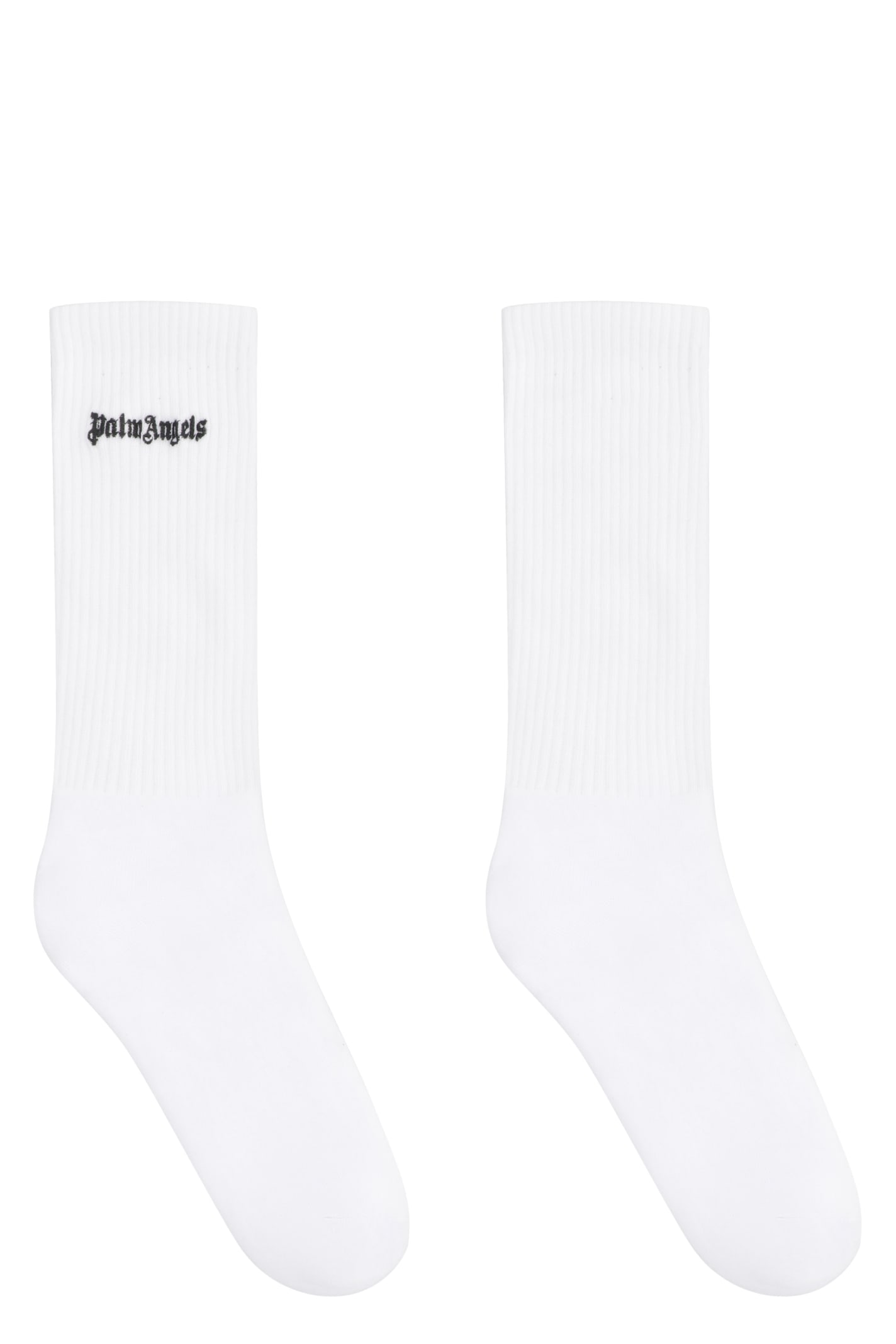 Palm Angels Cotton Socks With Logo