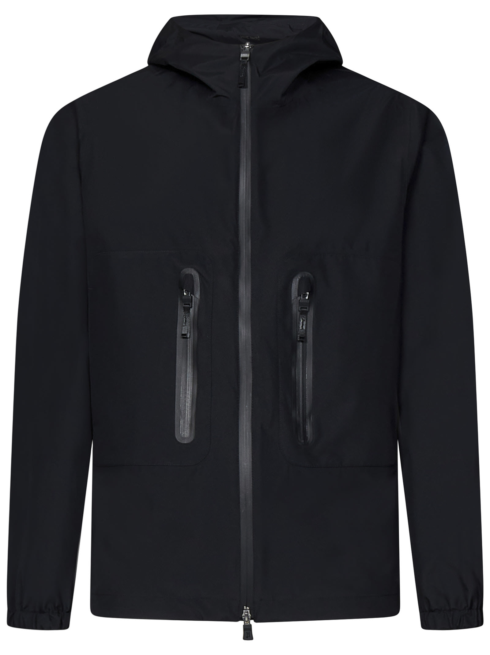Shop Herno Laminar Jacket In Nero (black)