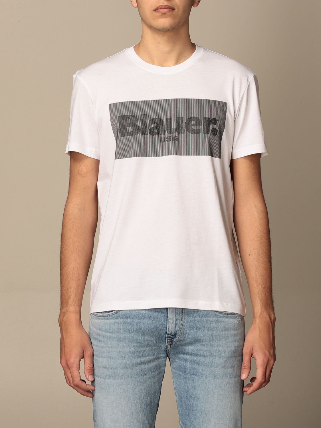 Blauer T-shirt Blauer Cotton T-shirt With Logo