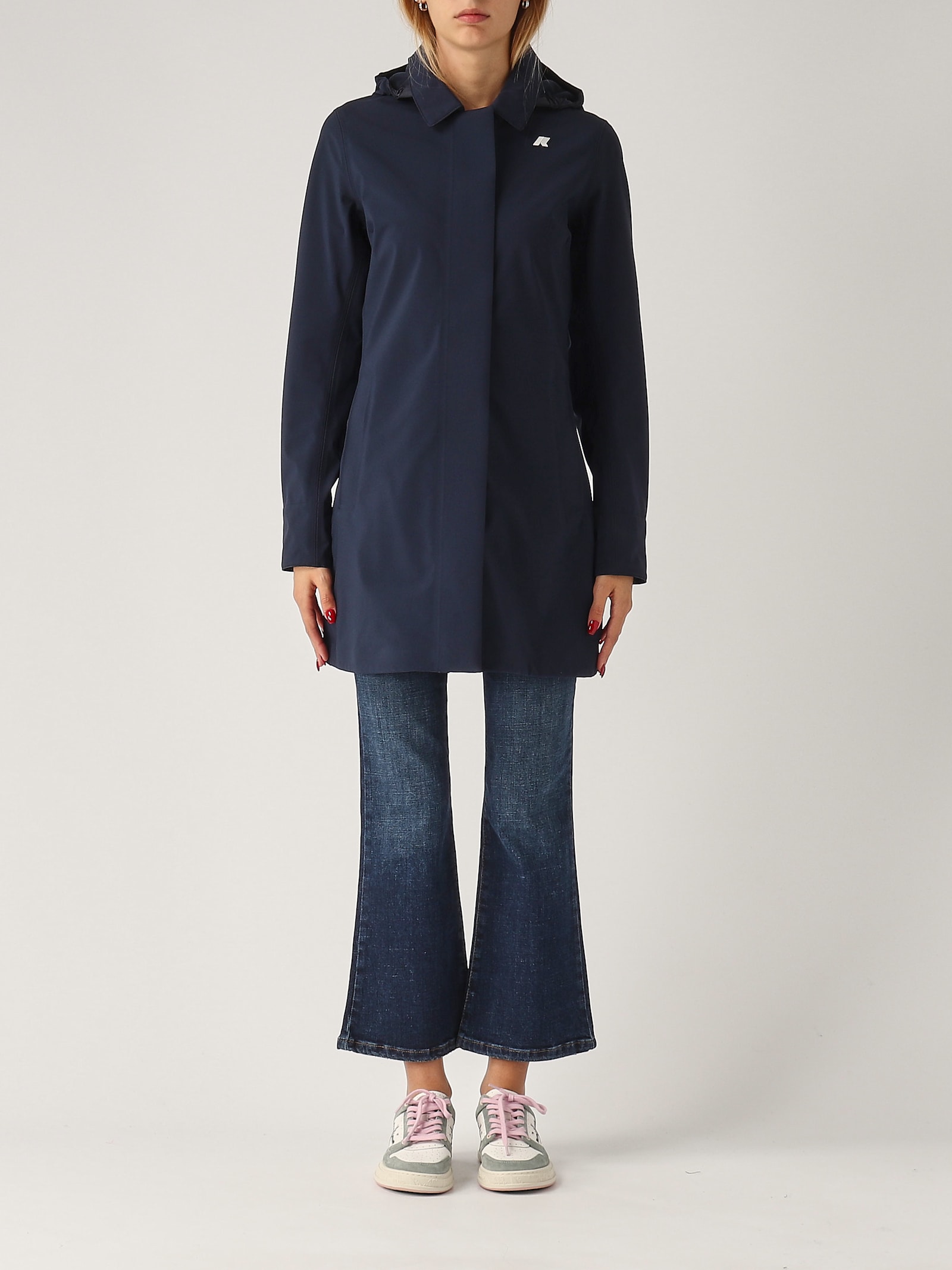 K-way Mathy Bonded Jacket In Blu