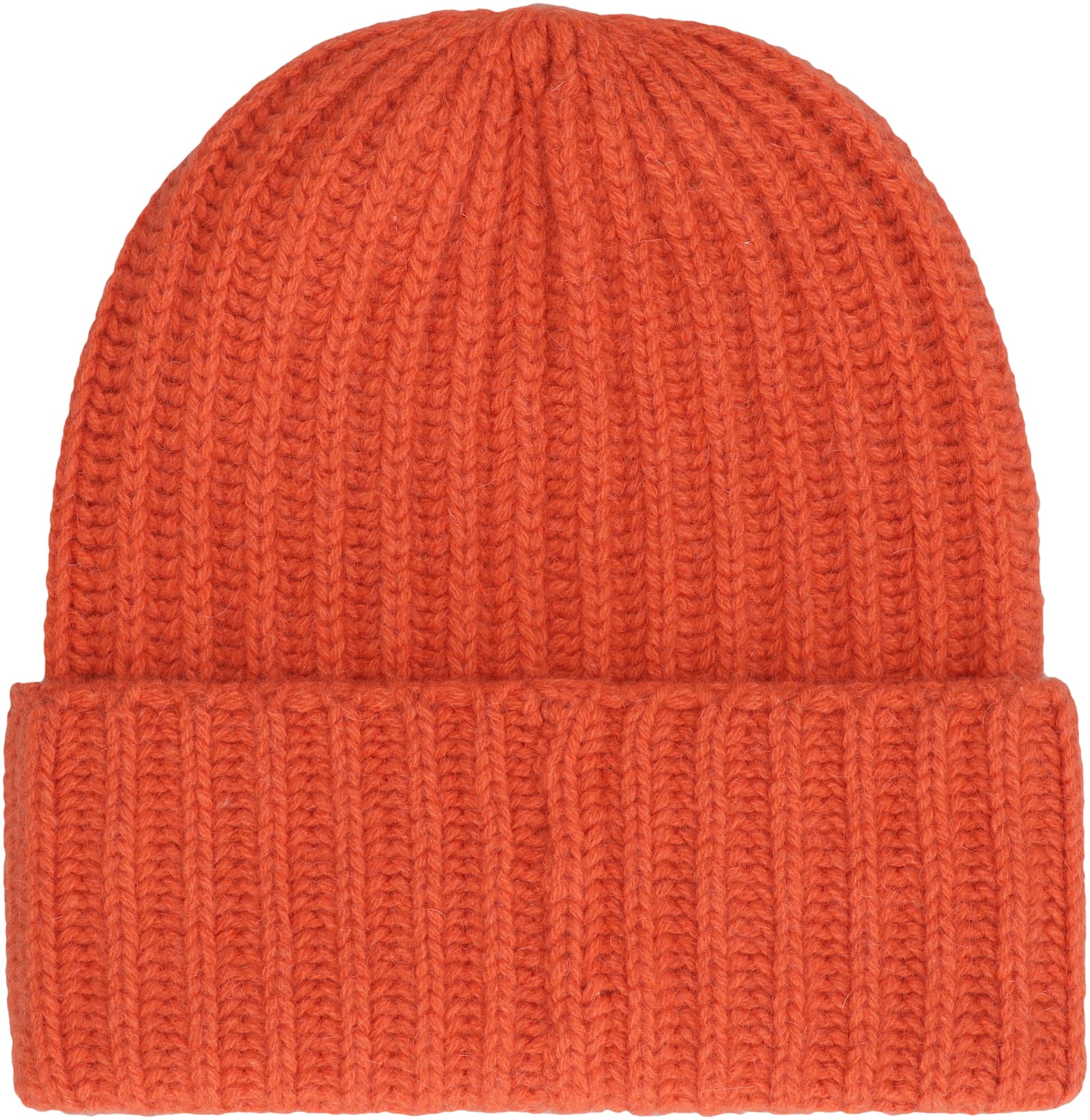 Malo Wool And Cashmere Hat In Orange
