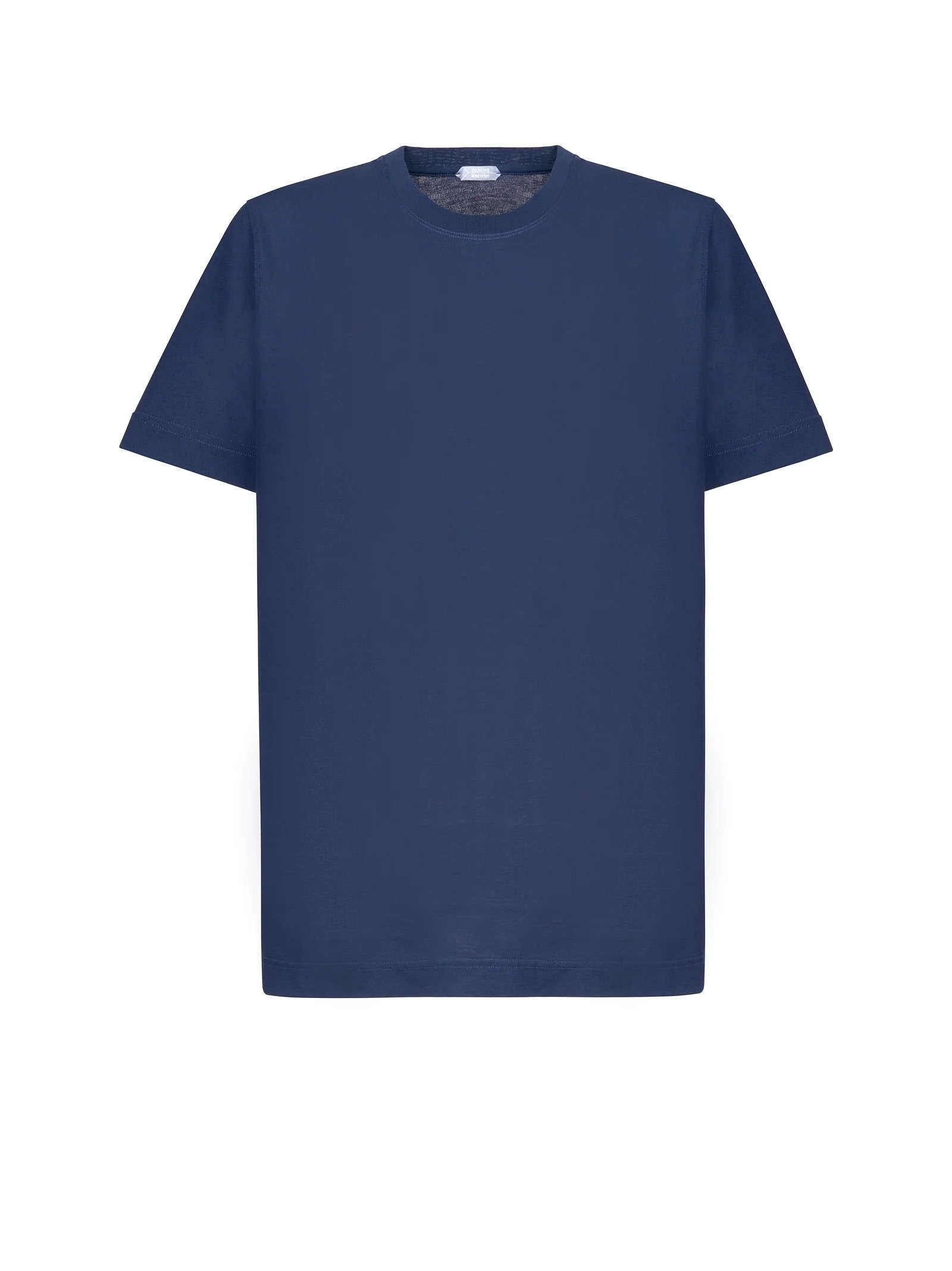 Shop Zanone Tshirt Ice Cotton In Blue Copying