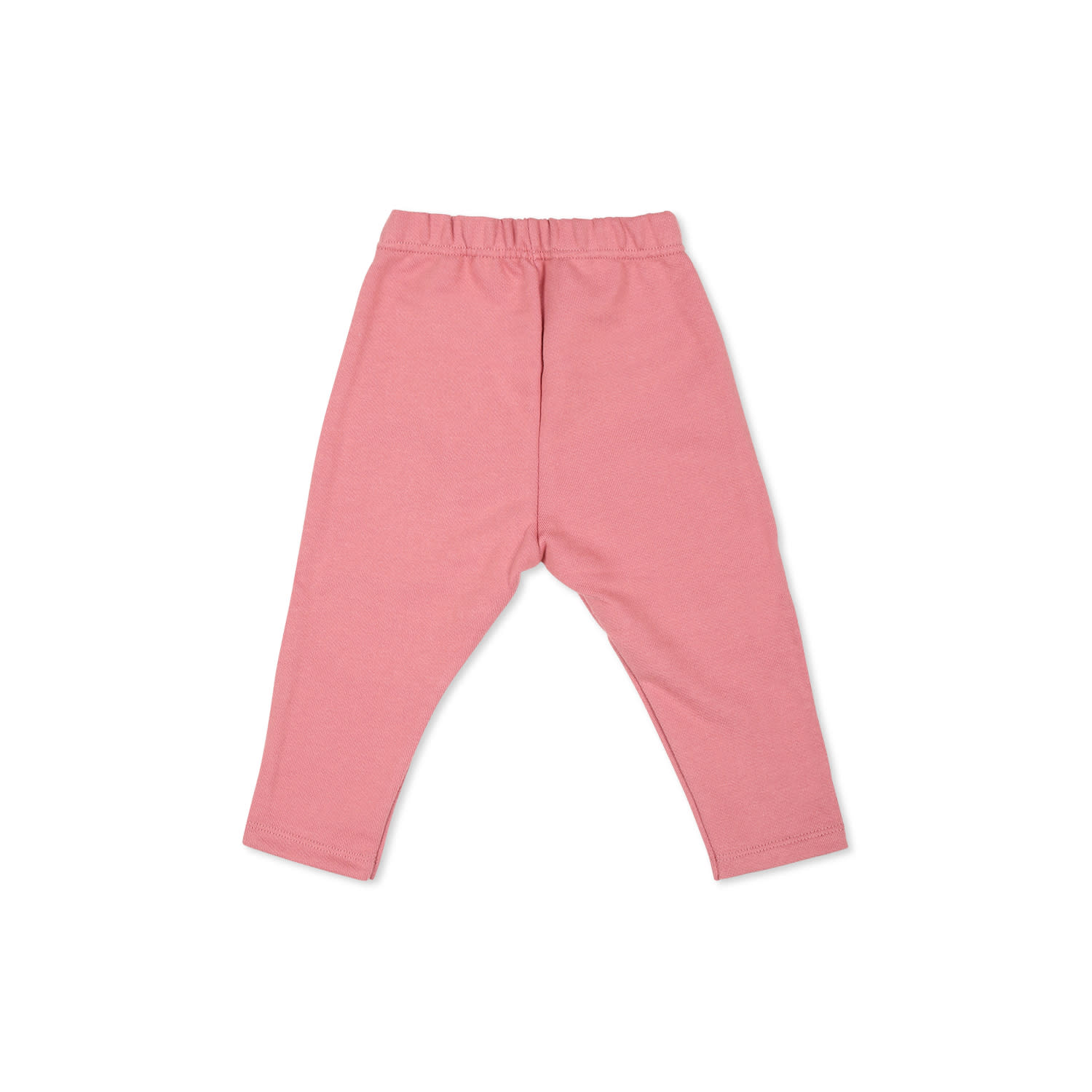 Petit Bateau Pink Trousers For Baby Girl With Logo In Pink