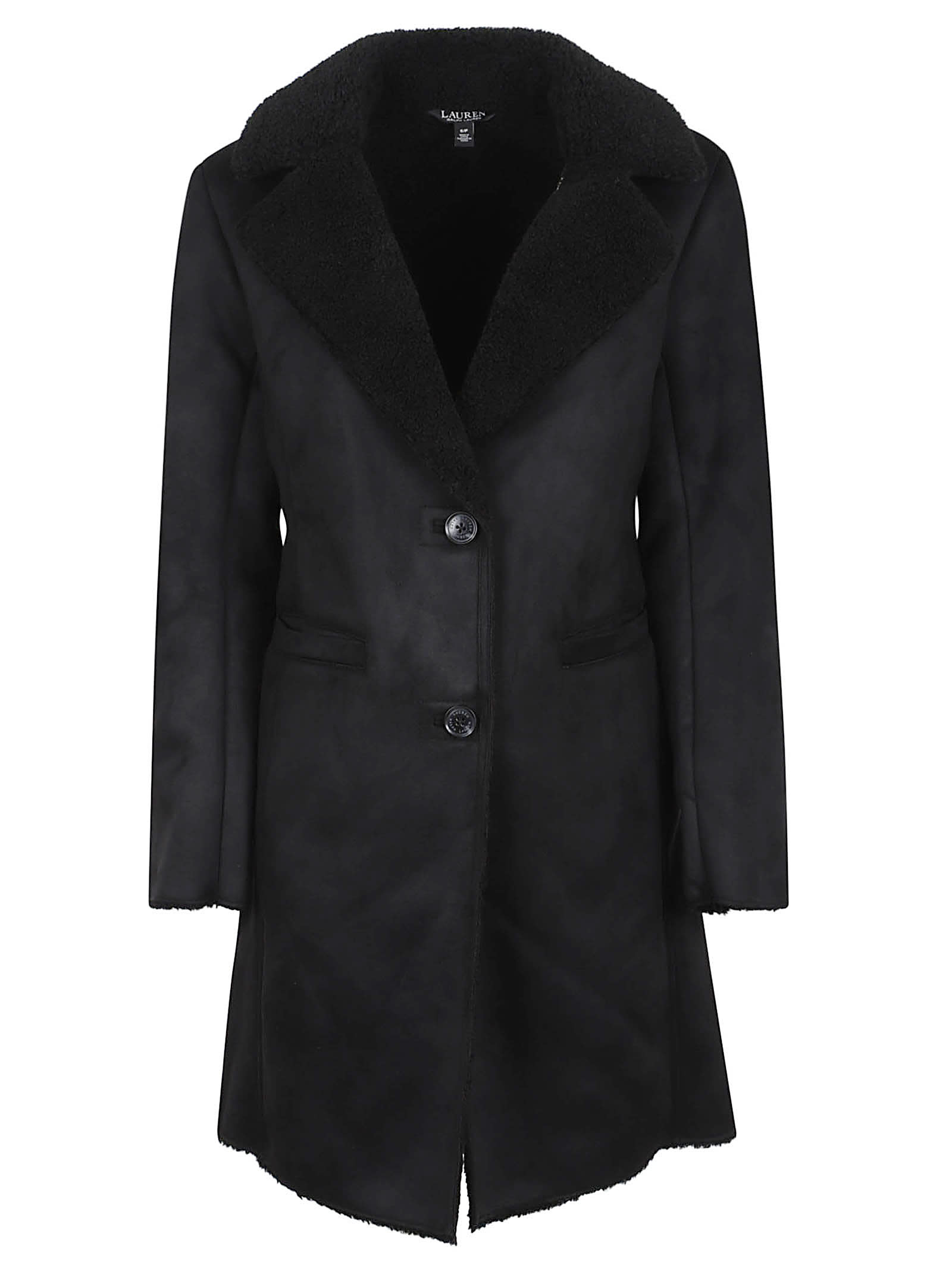 Ralph Lauren Fx Sh Sb 35-unlined-coat In Black