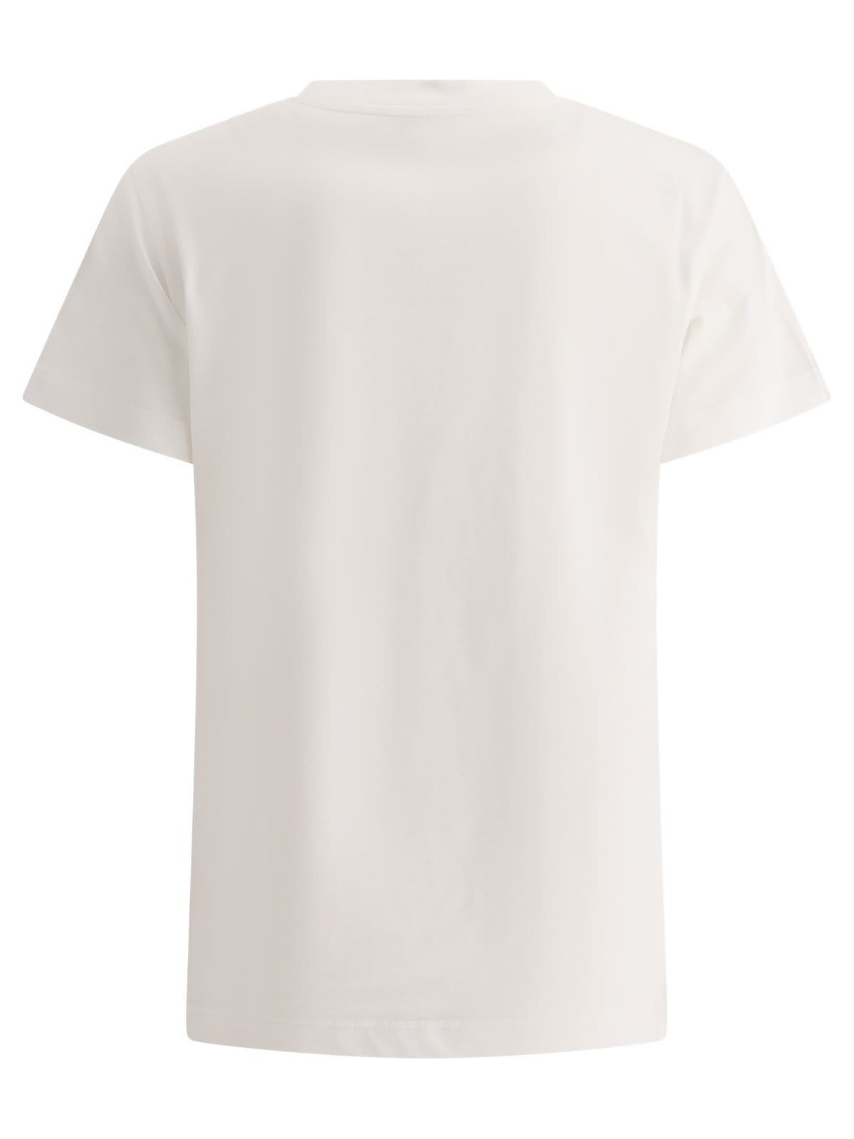 Shop Alexander Mcqueen Ribcage Fitted T-shirt In Bianco