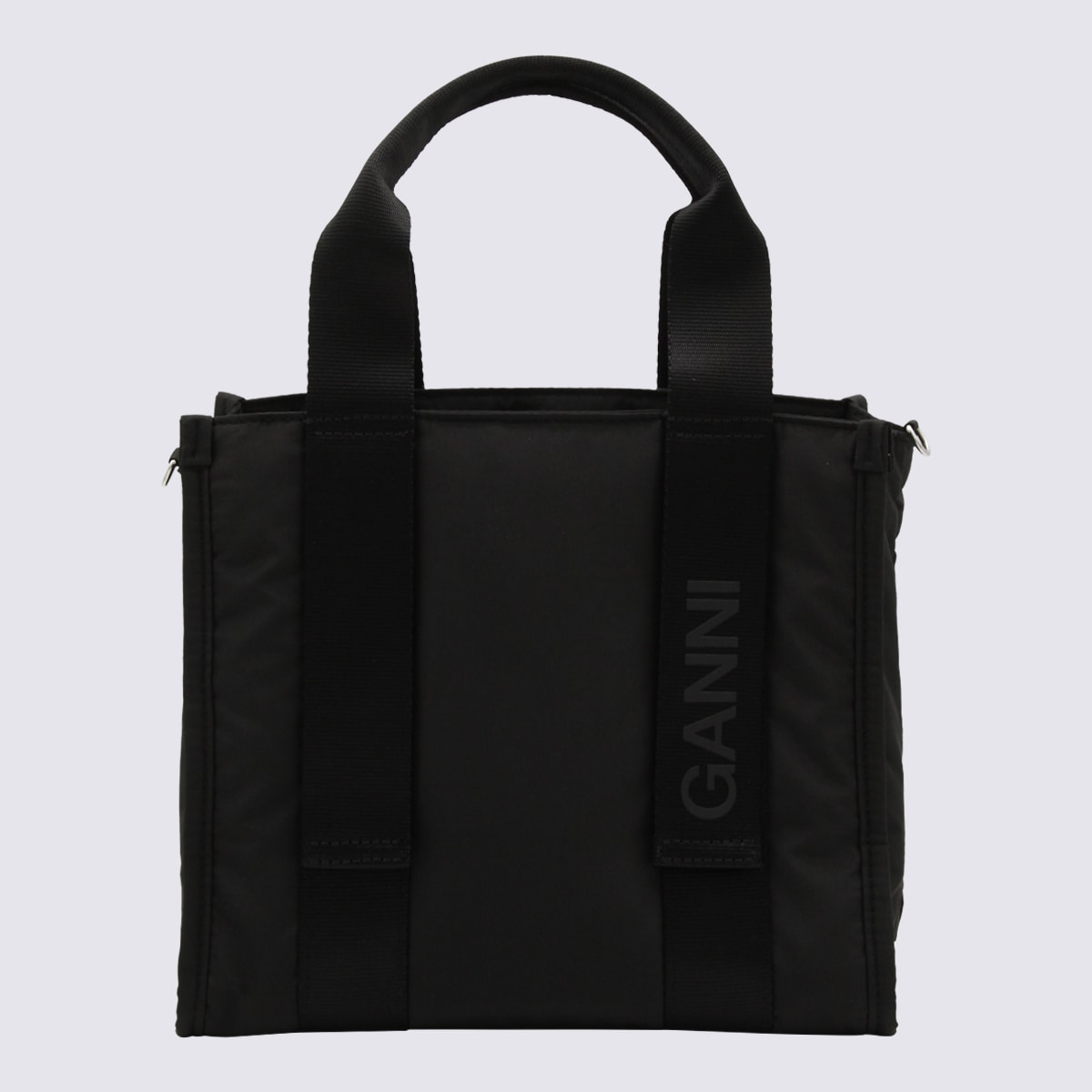 Black Canvas Handle Bag