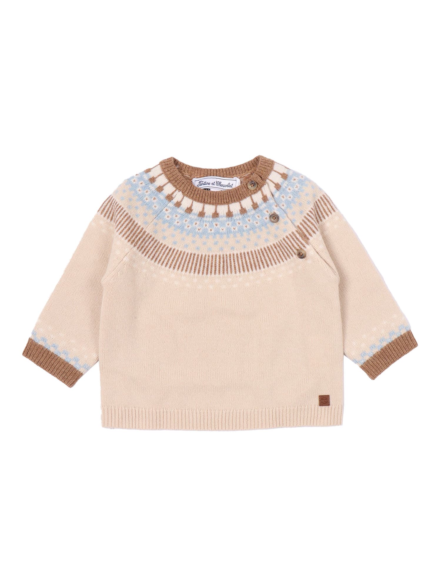 Tartine Et Chocolat Sweater In Neutral