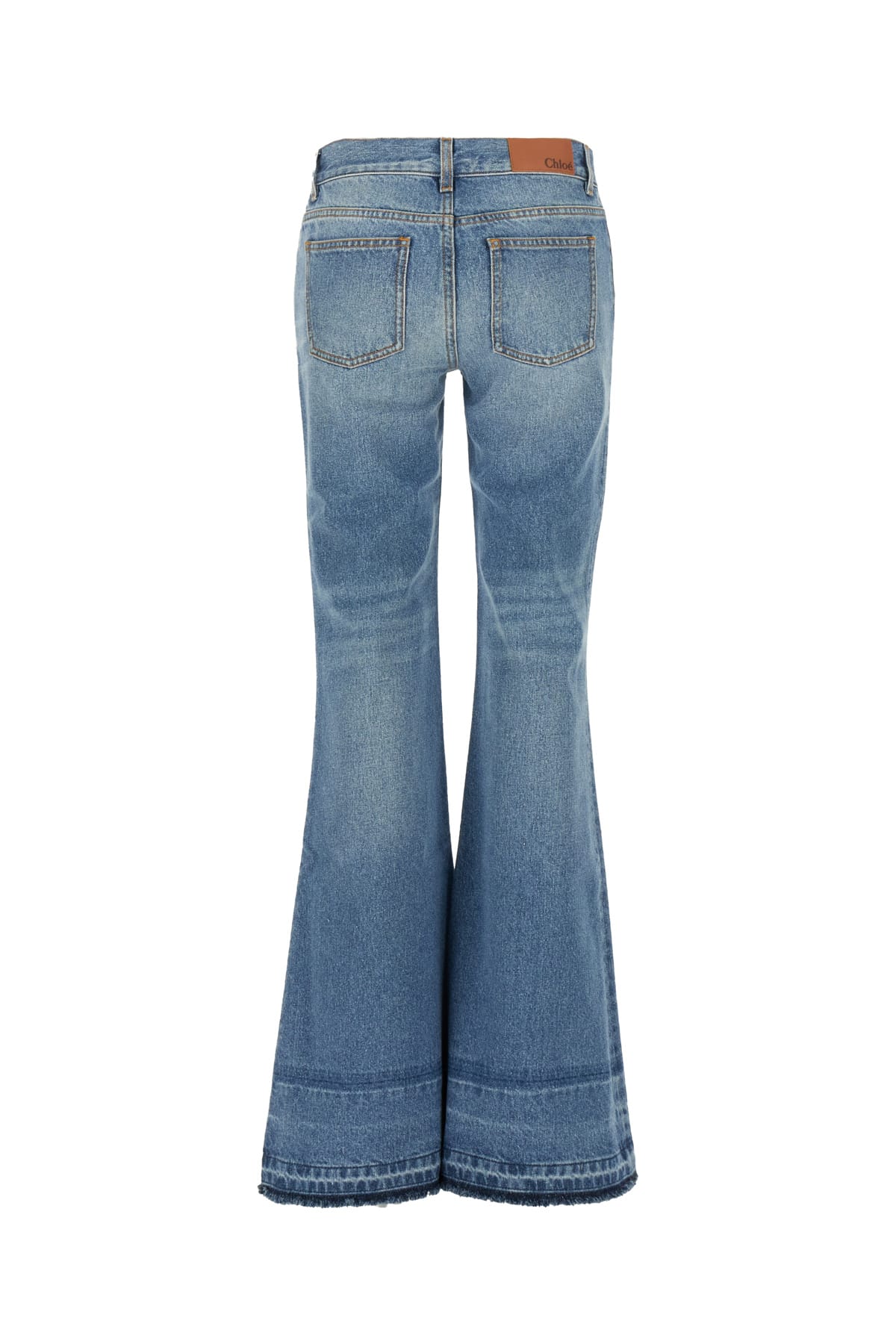 Shop Chloé Denim Jeans In 470