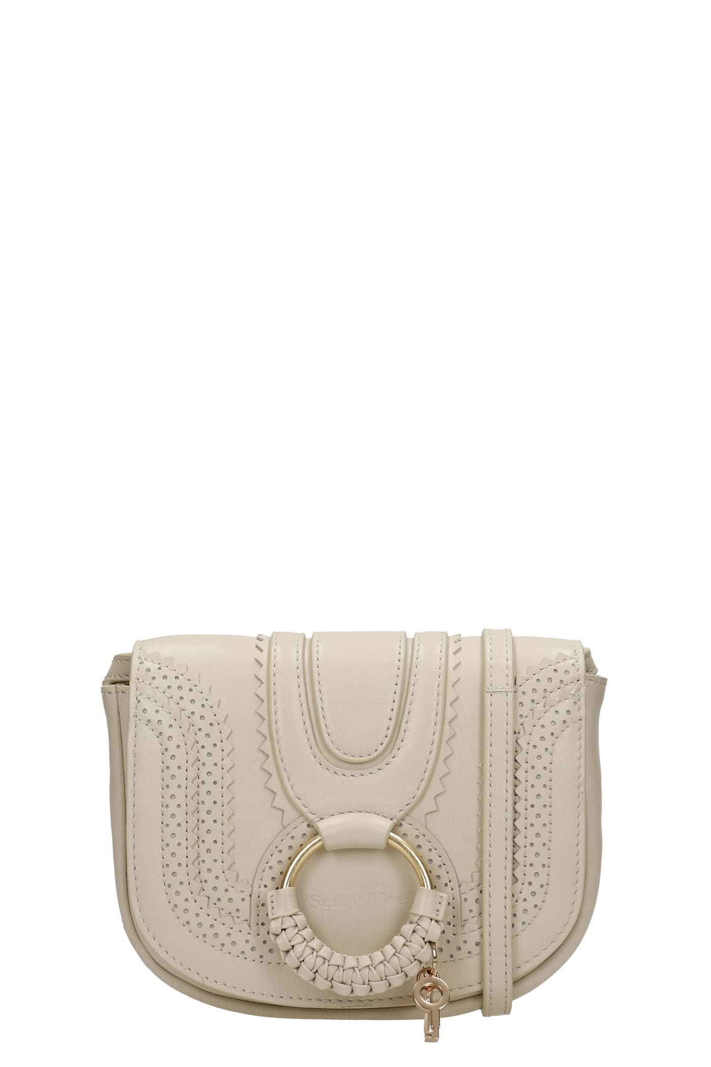 See by Chloé Hana Shoulder Bag In White Leather