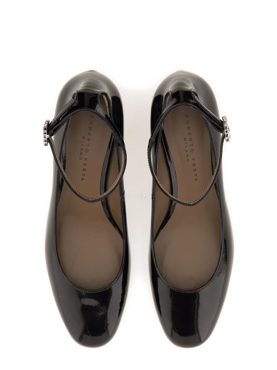 Shop Roberto Festa Mary Jane Margot In Black