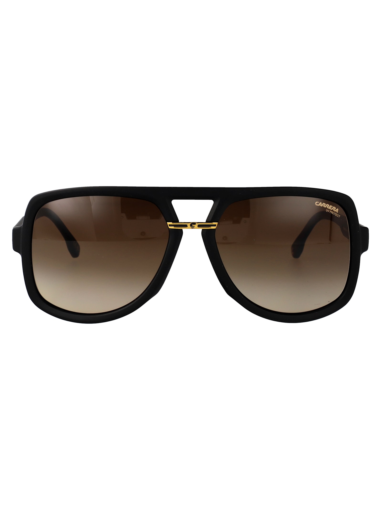 Carrera Matte Black Gold Eco Polyamide Sunglasses In Multi