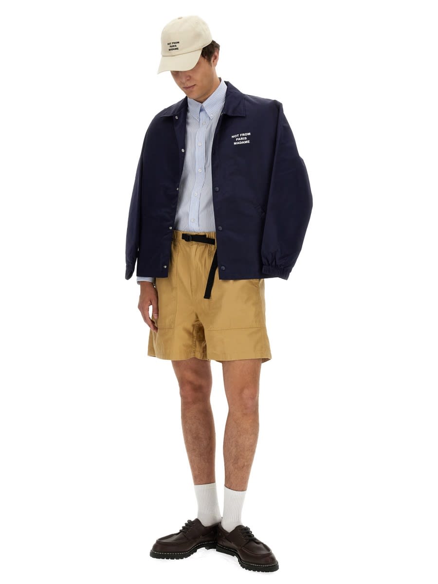 Drôle De Monsieur La Veste Slogan By Drole De Monsieur In Blue