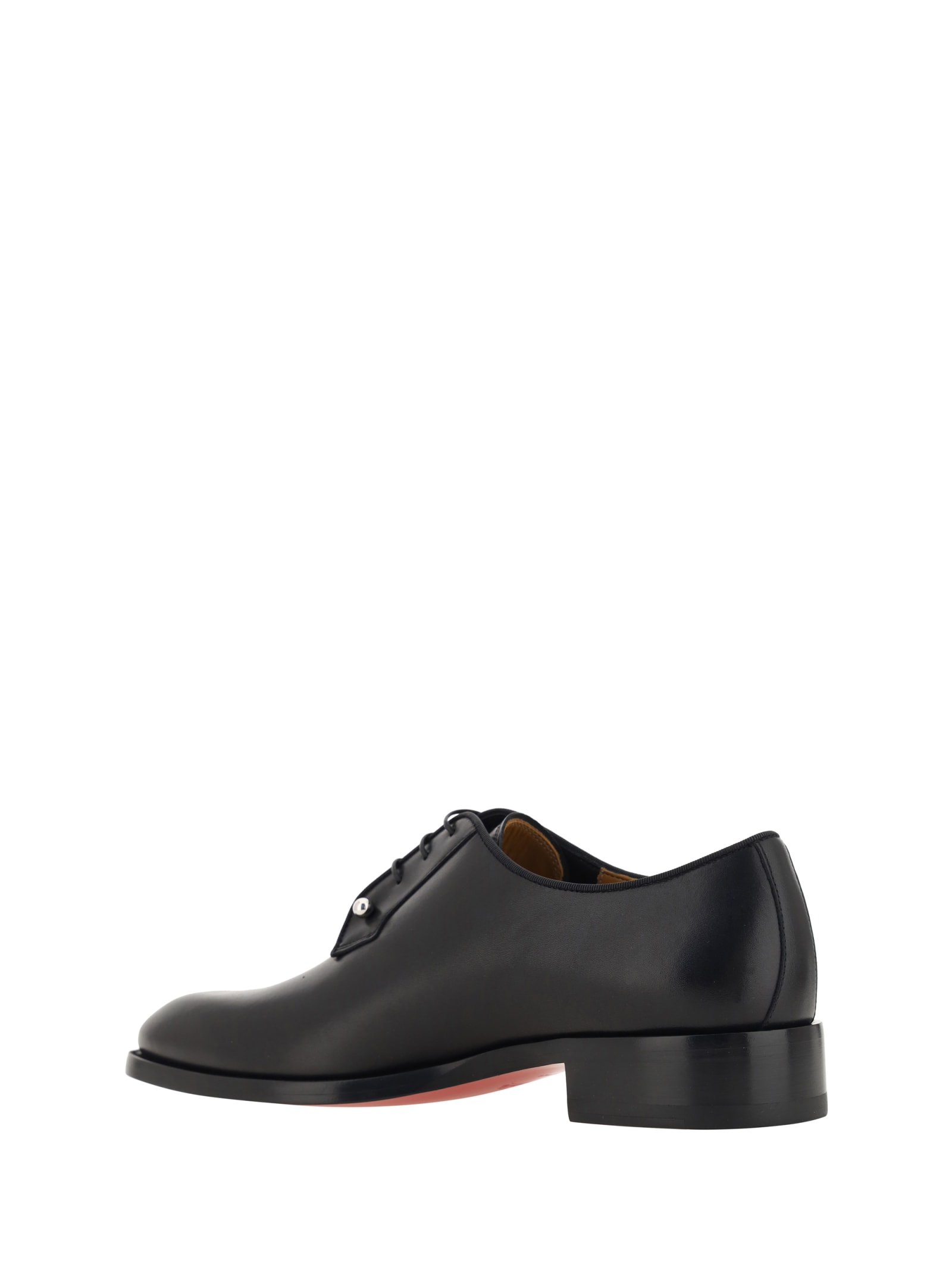 Shop Christian Louboutin Chambeliss Lace Up Shoes In Black