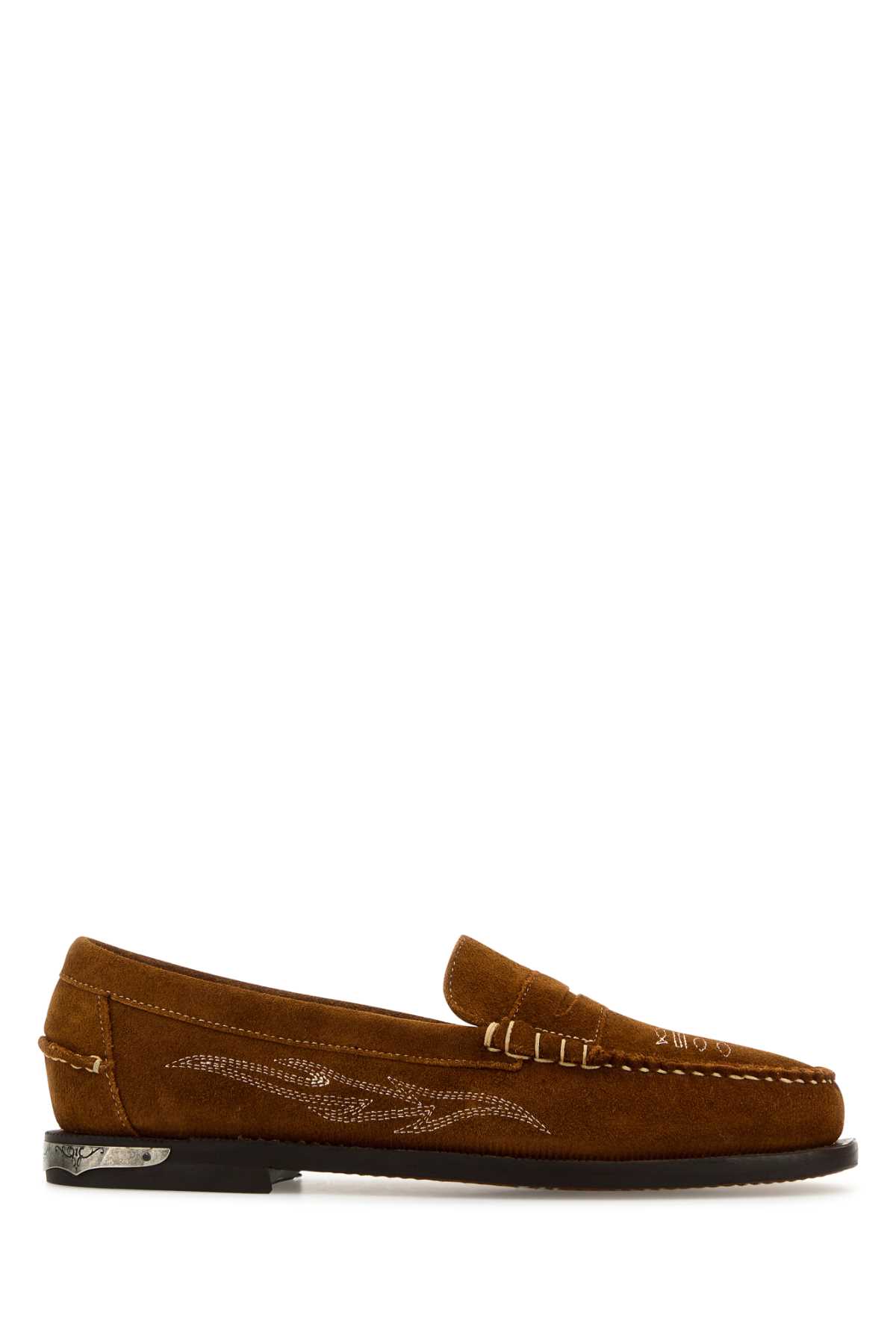 Camel Suede Dan Dallas Loafers