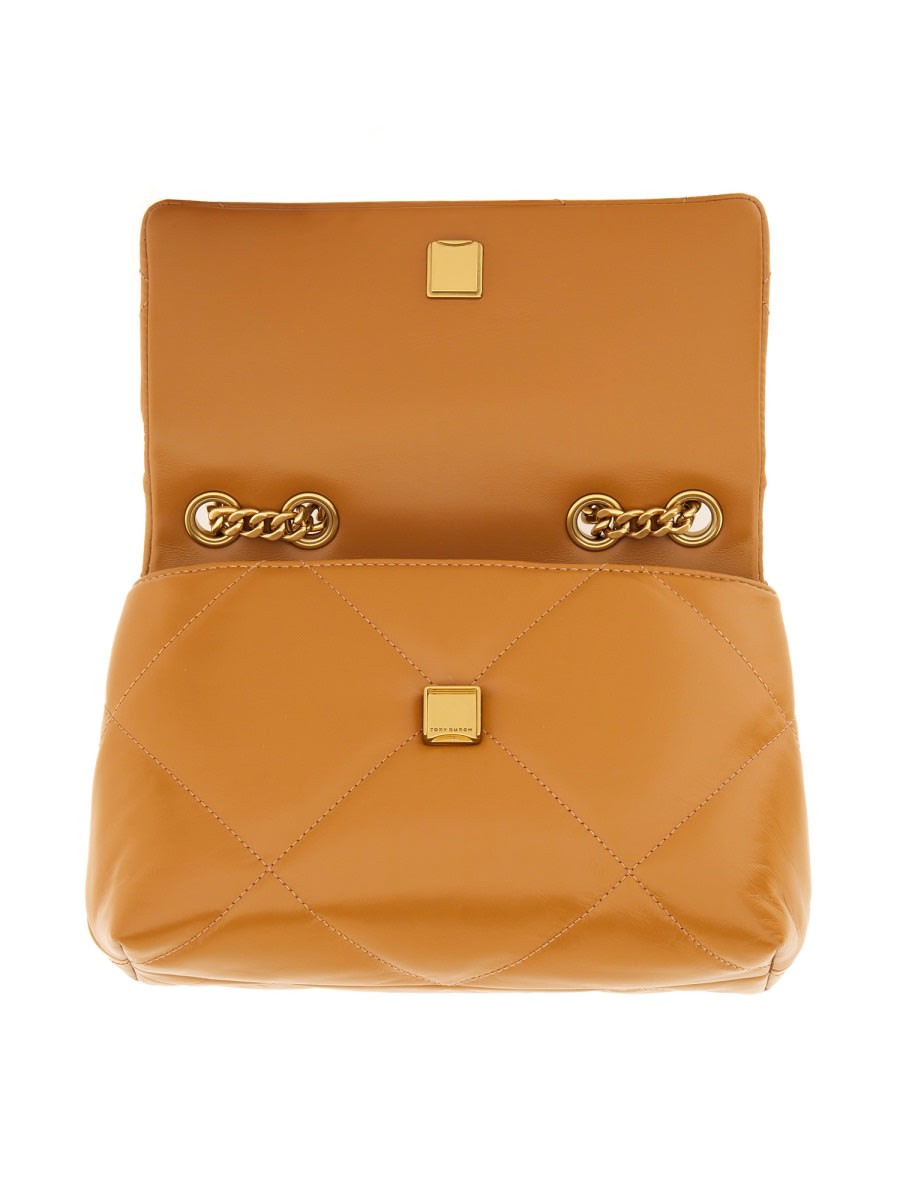 Shop Tory Burch Convertible Kira Shoulder Bag In Buff