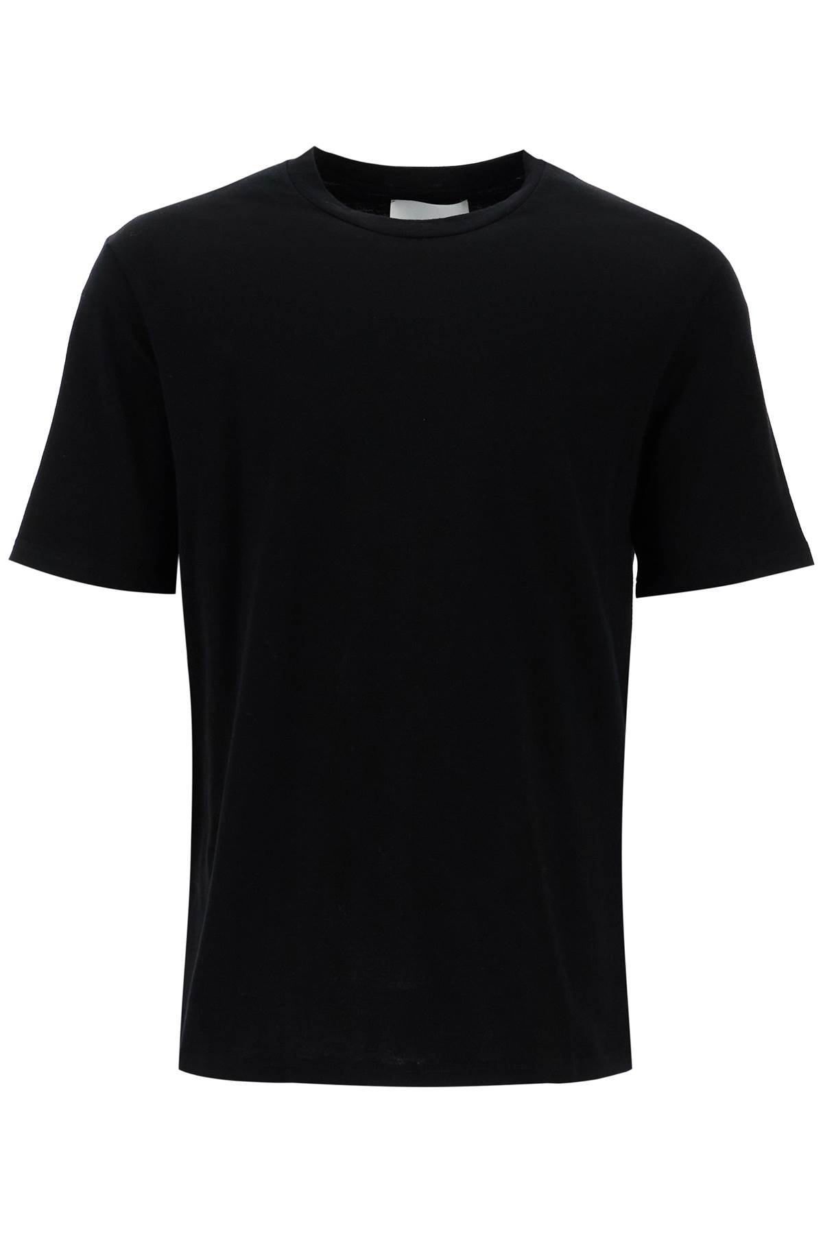 Shop Jil Sander Loose T-shirt With Lettering In Nero