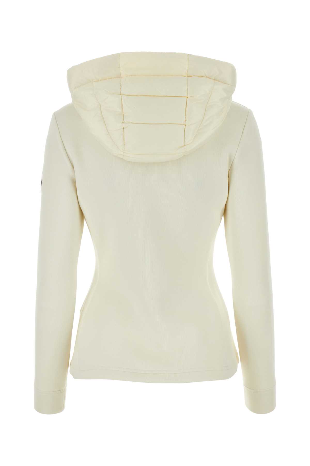 Mackage Ivory Cotton Blend And Nylon Della Jacket In Cream