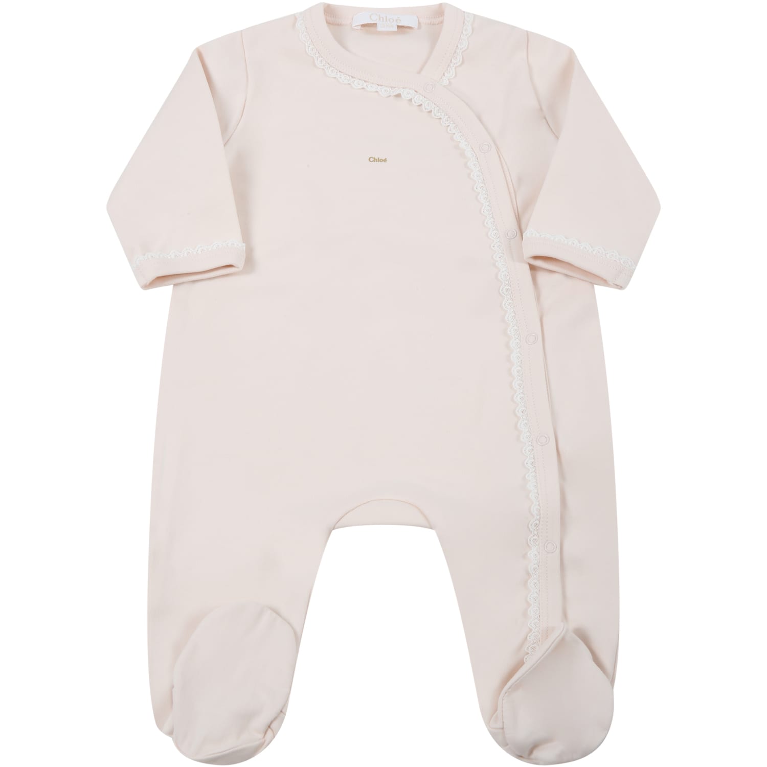 Chloé Multicolor Set For Baby Girl With Logo