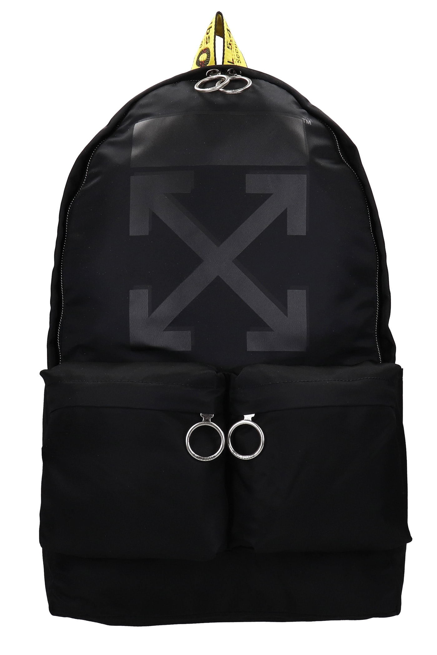 Off-White Backpack In Black Polyester