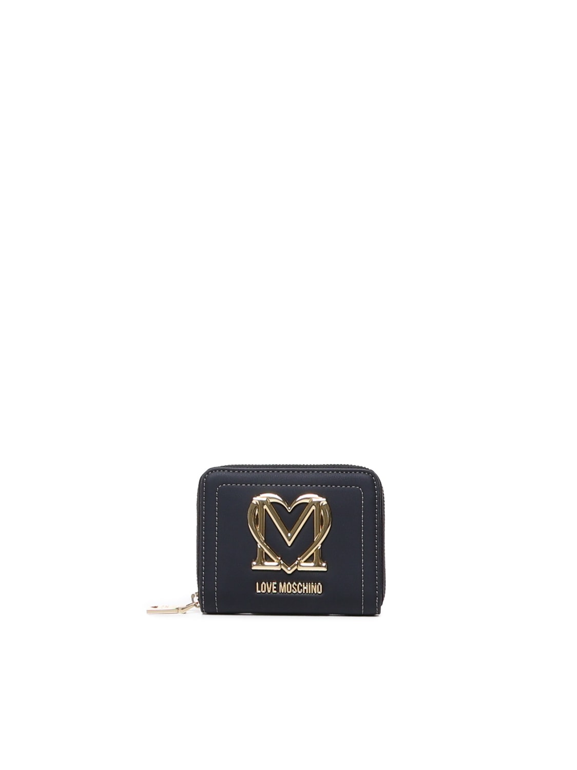 Love Moschino Small Wallet With Logo In Black