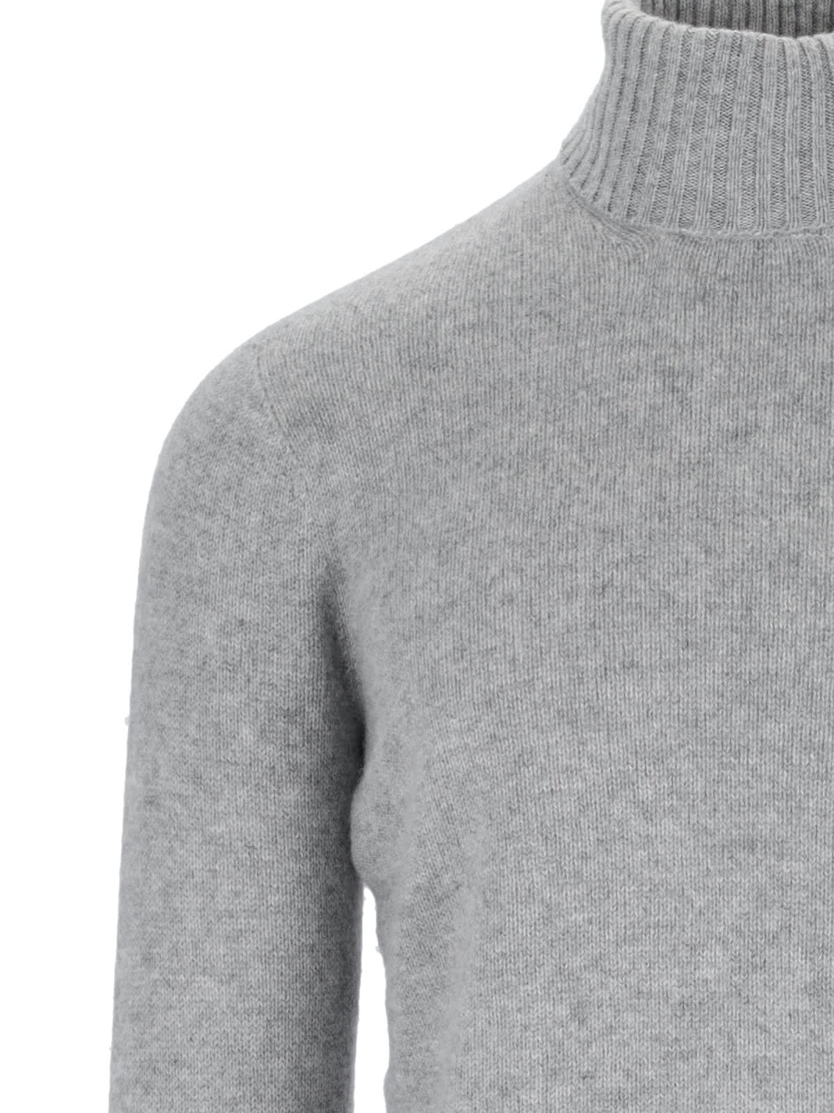 Shop Drumohr Turtleneck Sweater In Gray