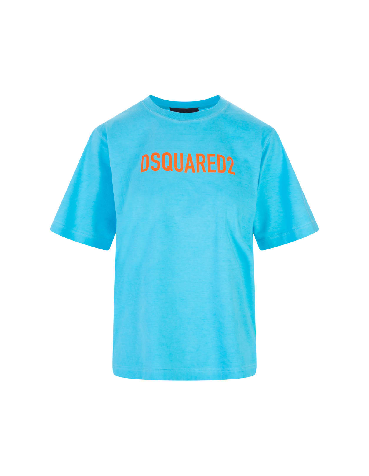 Dsquared2 Woman Light Blue T-shirt With Logo