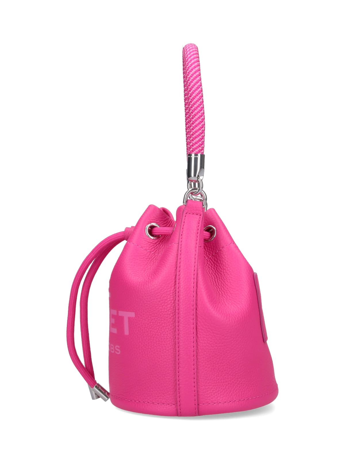 Shop Marc Jacobs The Leather Bucket Bag In Pink