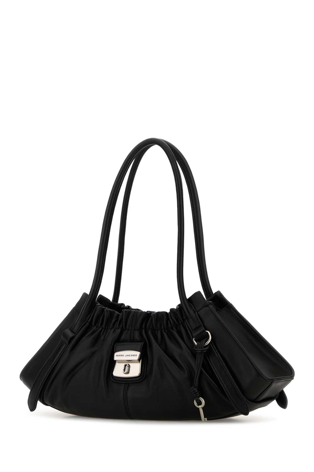 Marc Jacobs Black Leather The Cristina Shoulder Bag In Black