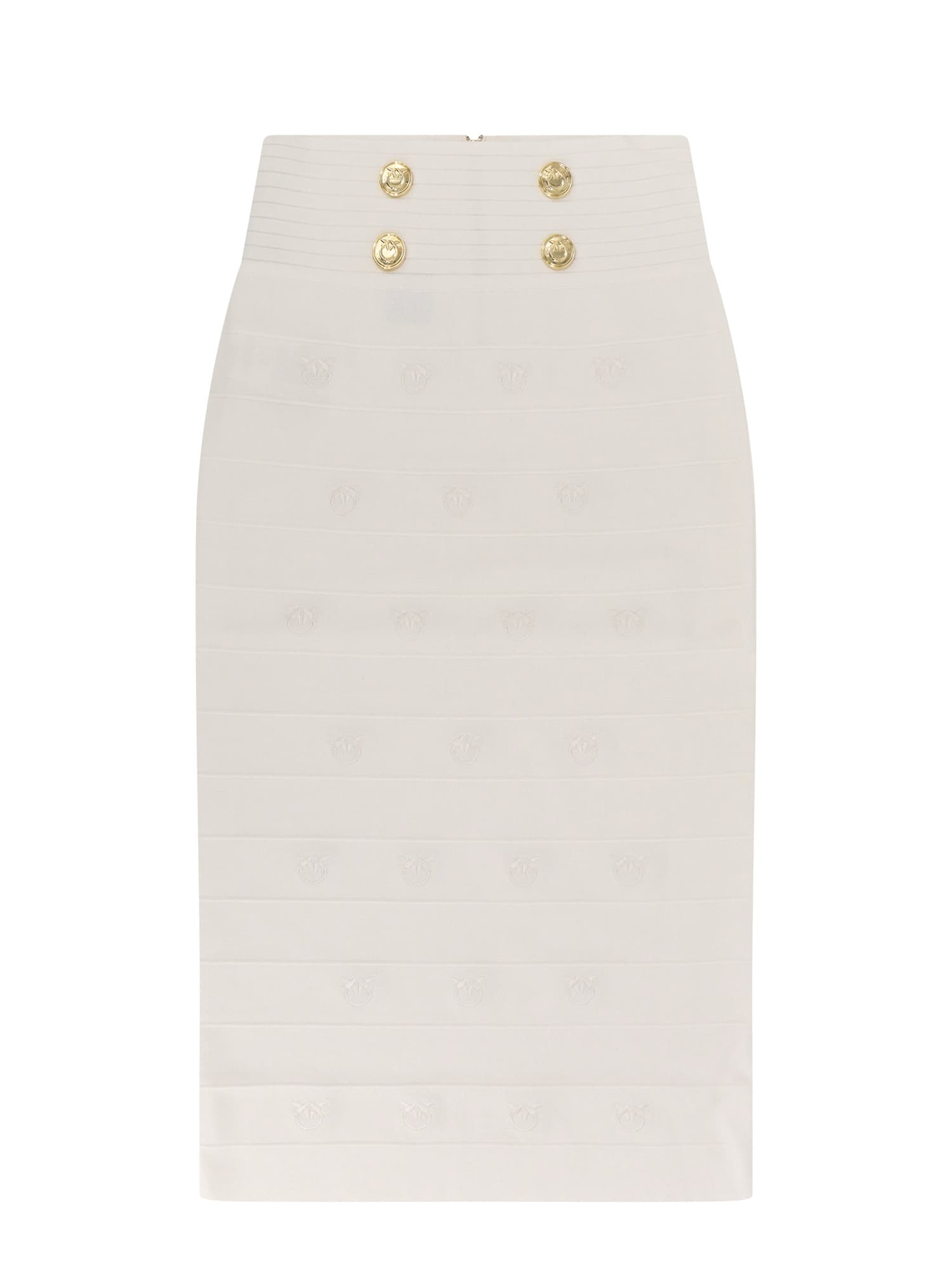 Shop Pinko Skirt In Bianco