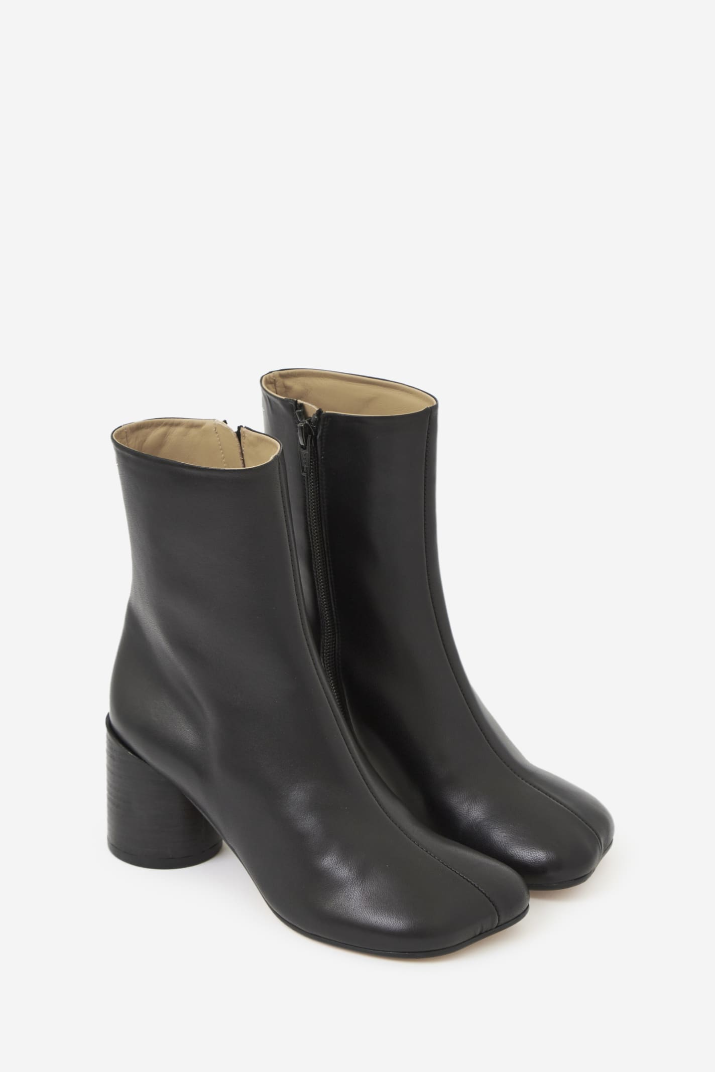 Shop Mm6 Maison Margiela Boots In Black