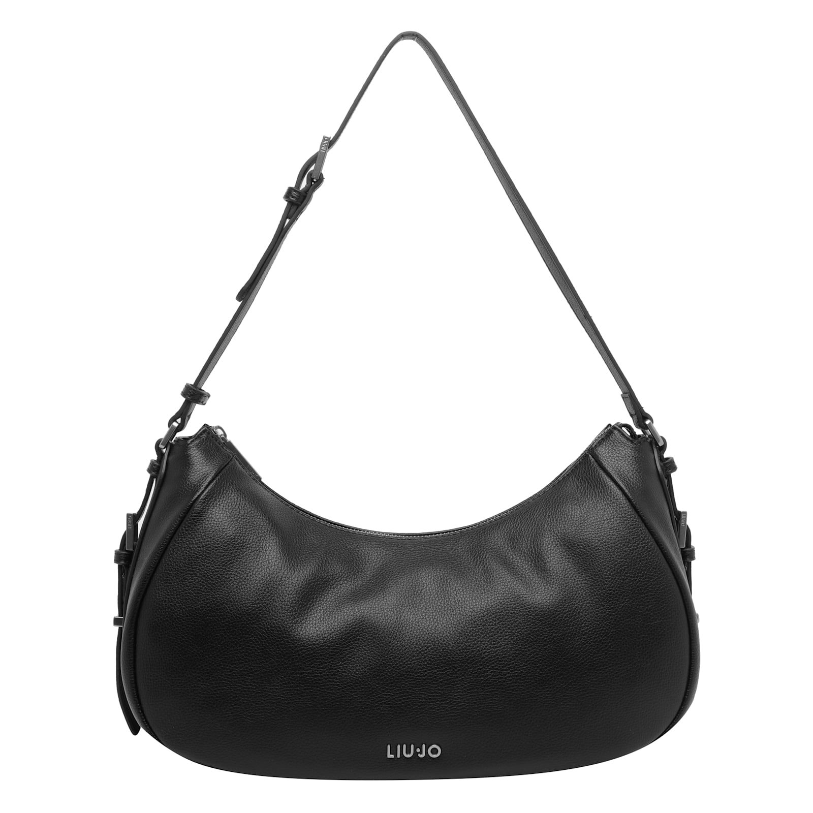 Liu •jo Logo-lettering Shoulder Bag In Black