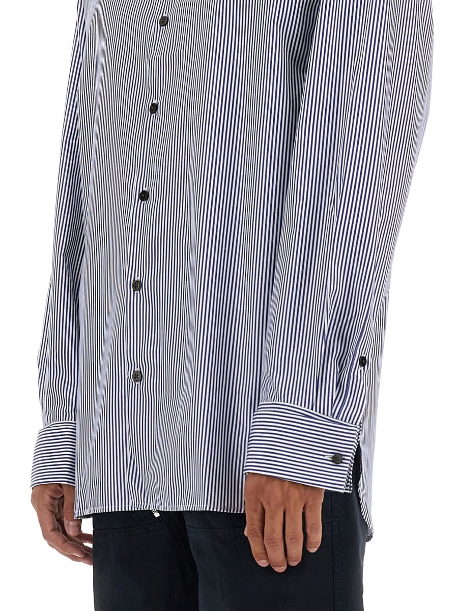 Dries Van Noten Striped Shirt In Multi