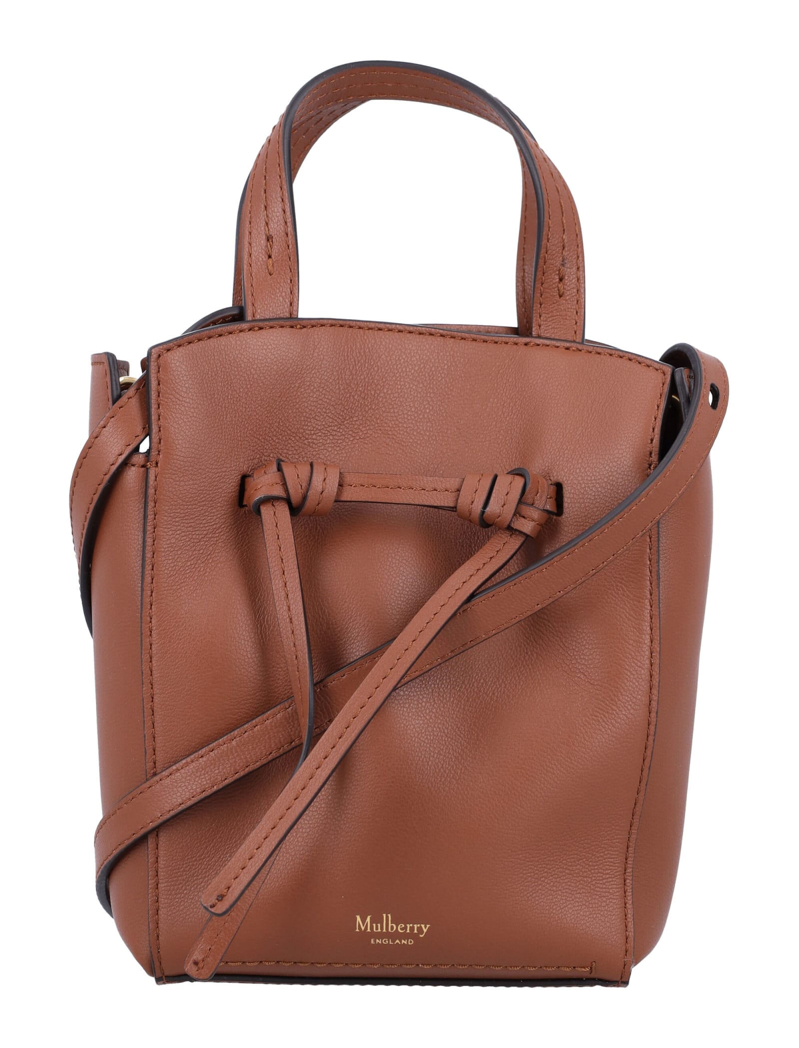 Shop Mulberry Clovelly Mini Tote Bag In Bright Oak