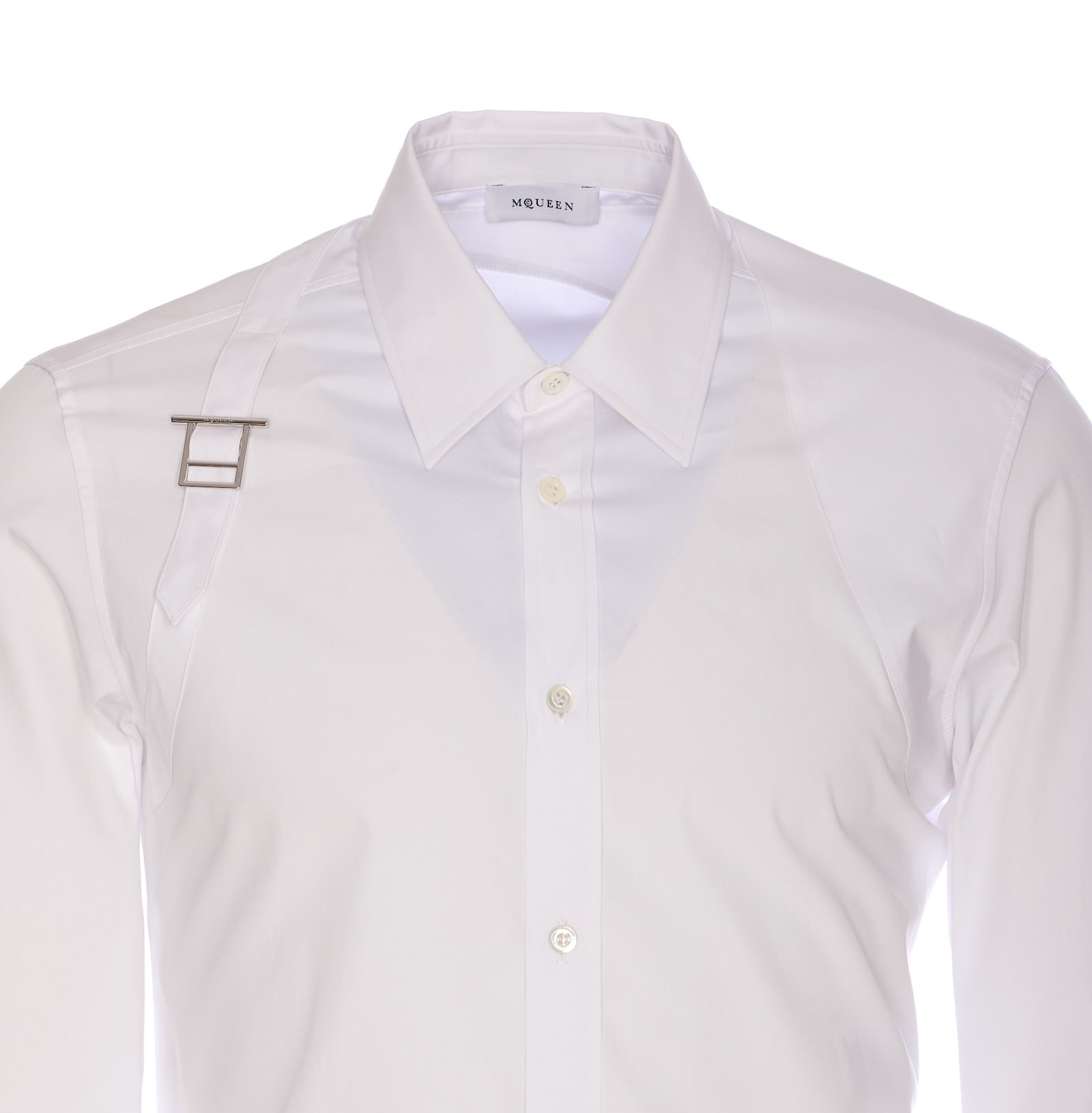 Alexander Mcqueen Harness Shirt In White