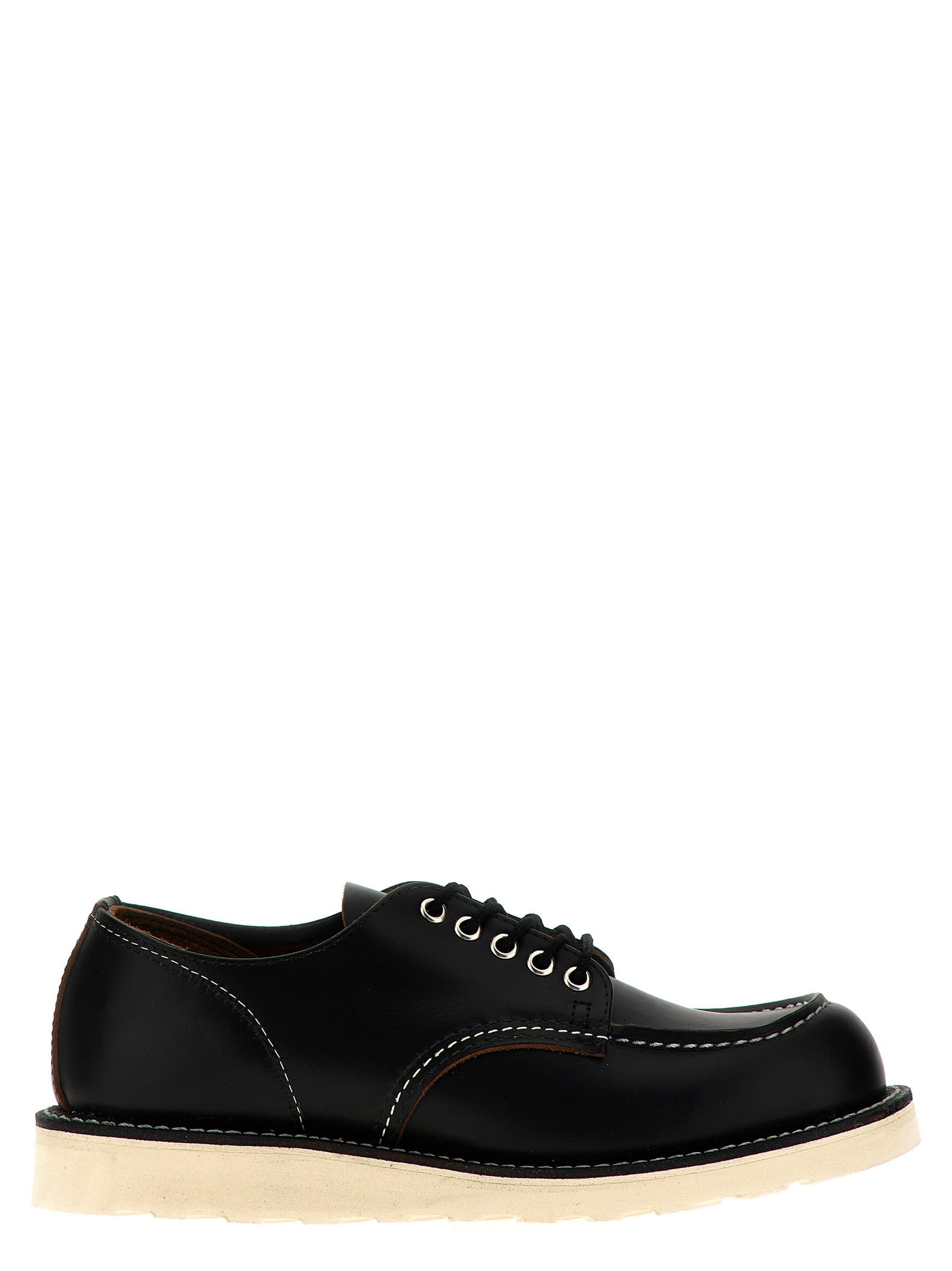 Shop Red Wing Shop Moc Oxford Lace Up Shoes In Black