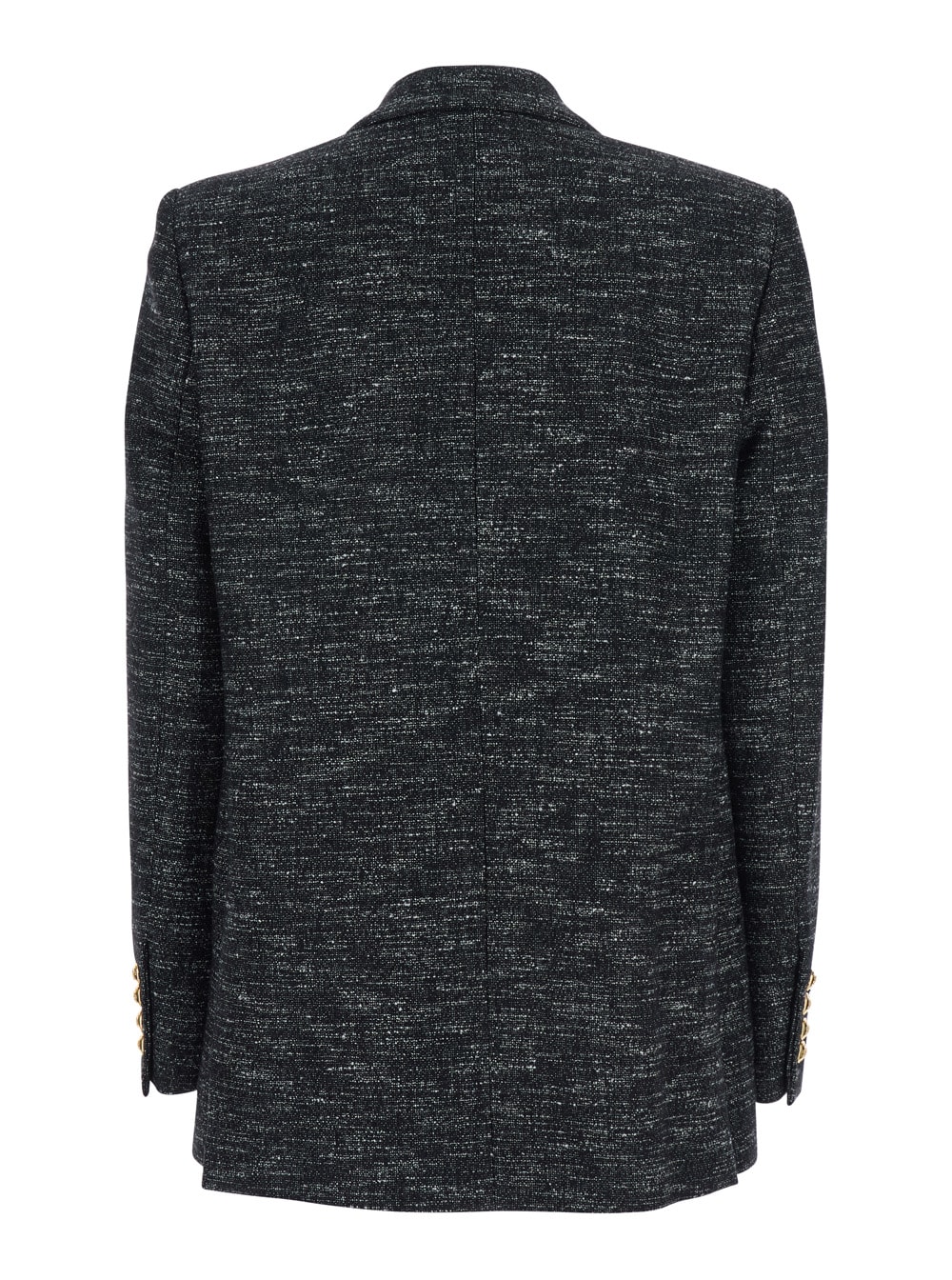 Blazé Milano Double-breasted Flap-pocket Blazer In Gray