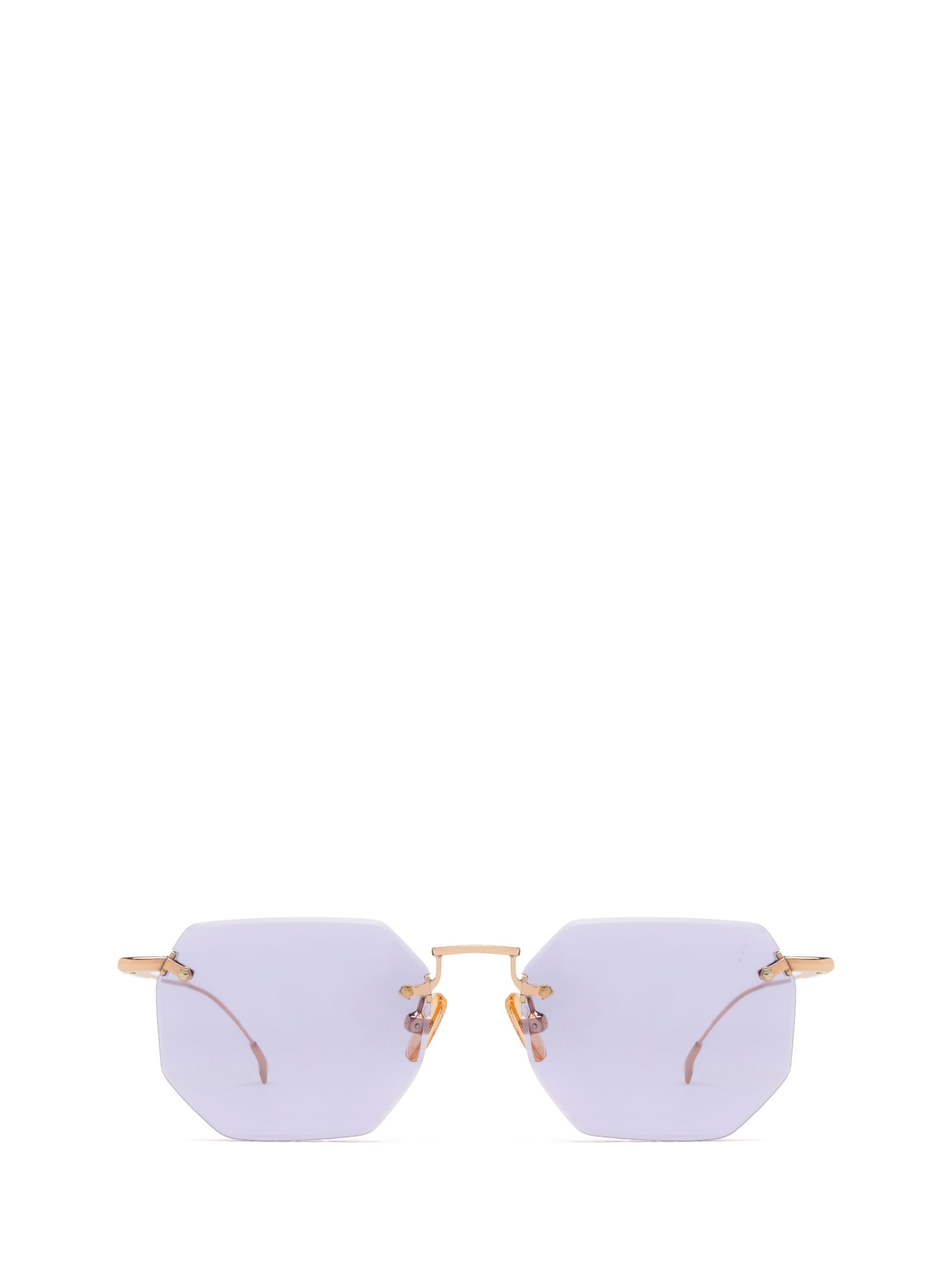 Shop Eyepetizer Panthere Rose Gold Sunglasses