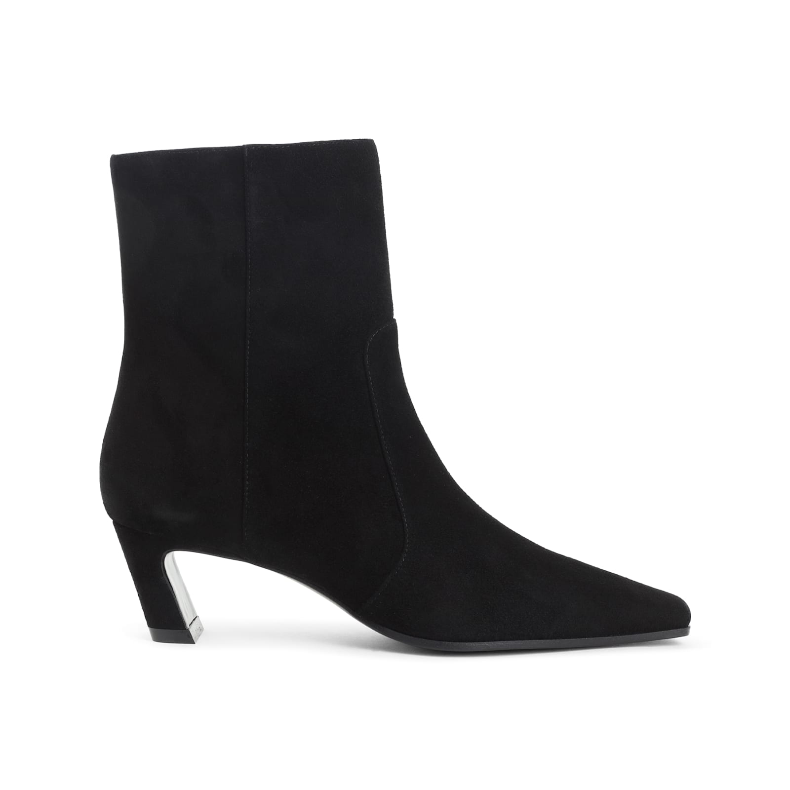 Stuart Weitzman Stassi Zip Bootie 50 In Black