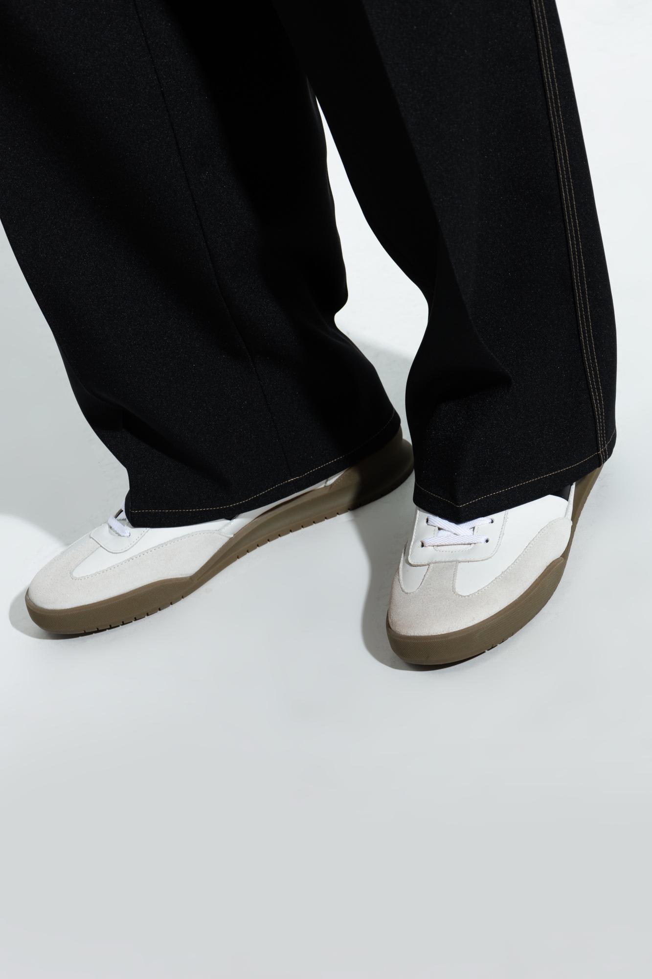 Paul Smith Panel Contrast Sneaker With Branded Heel In Multi
