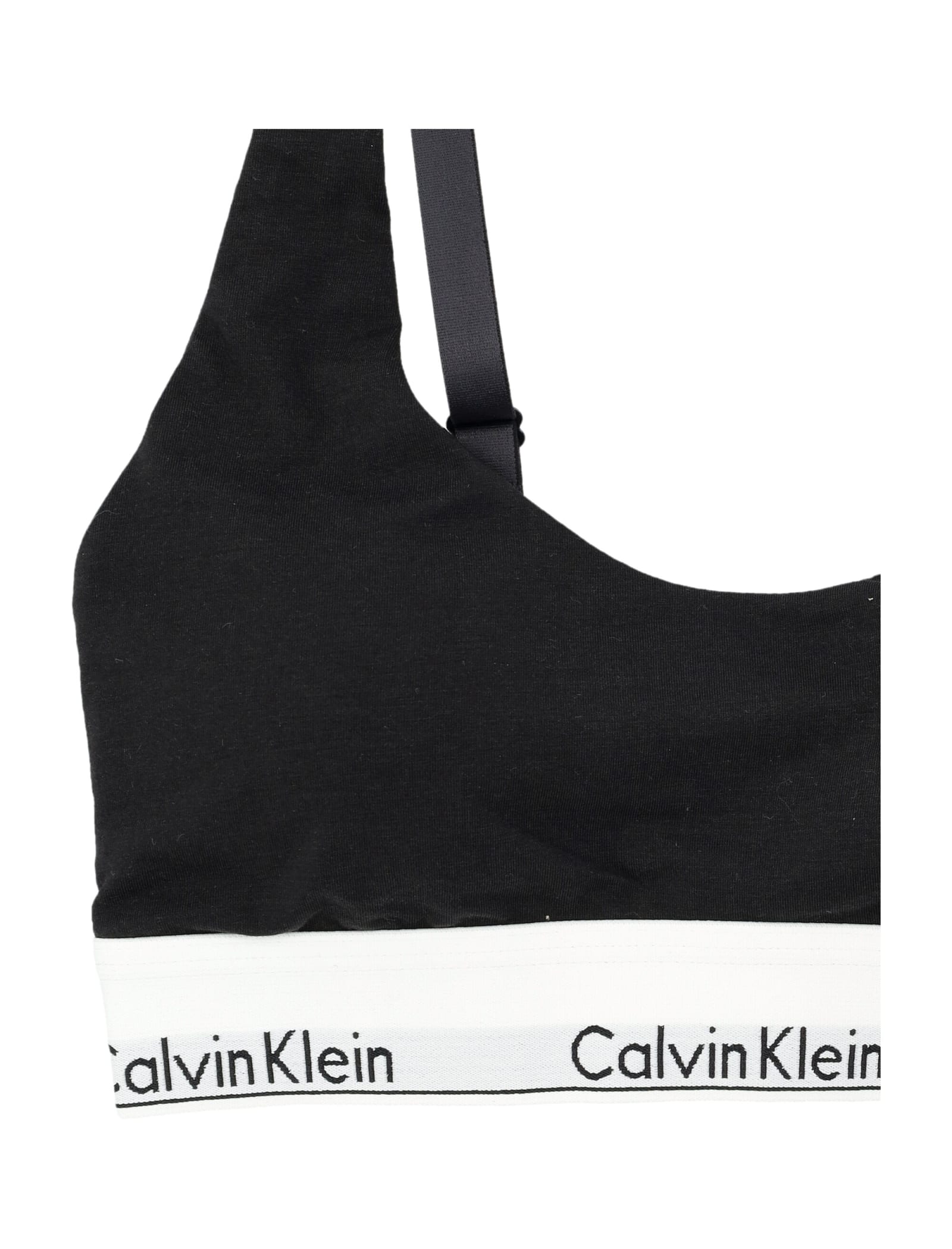 Shop Calvin Klein Lightly Lined Bralette In Nero
