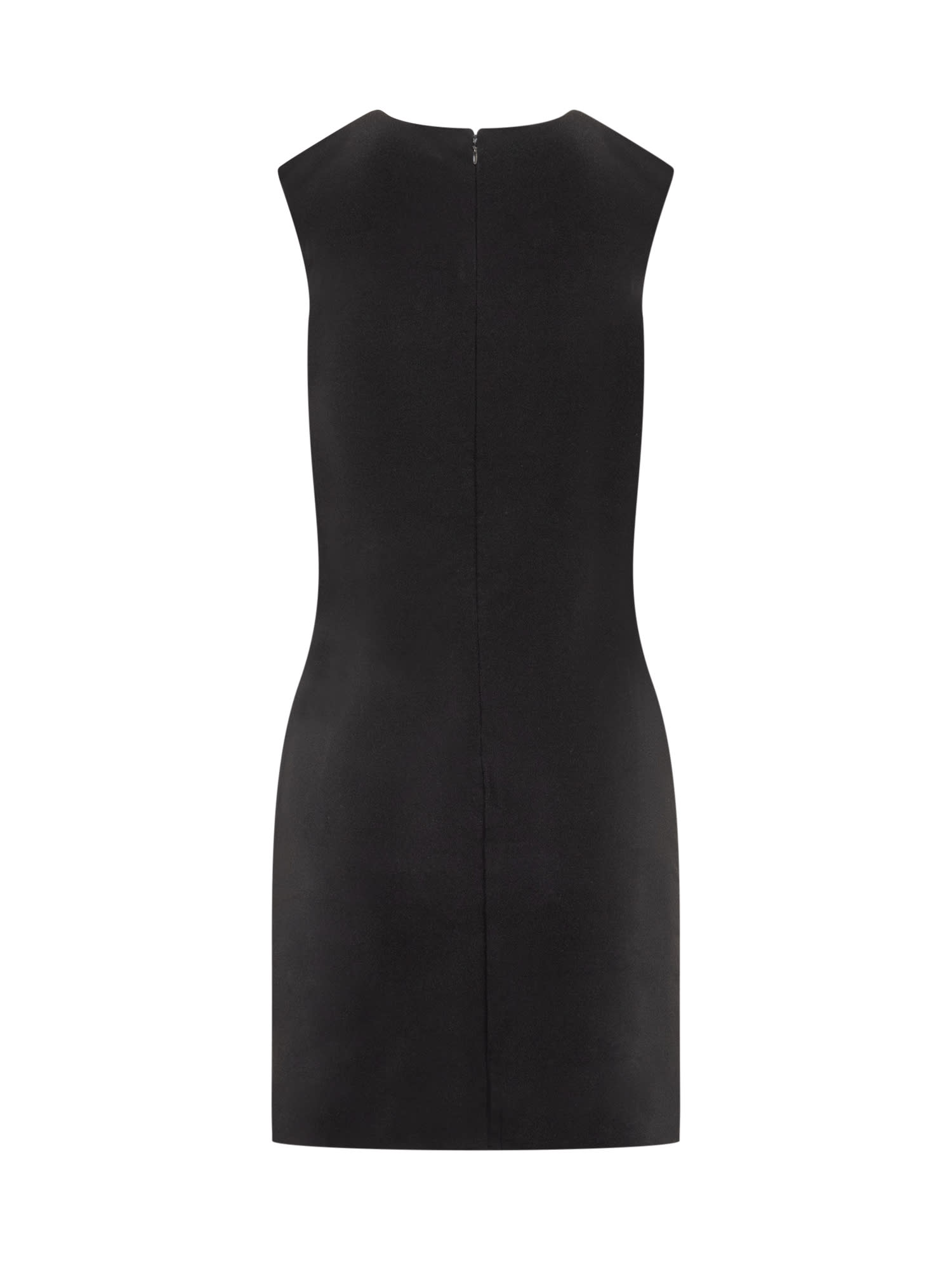 Shop Dsquared2 Cout Out Mini Dress In Nero