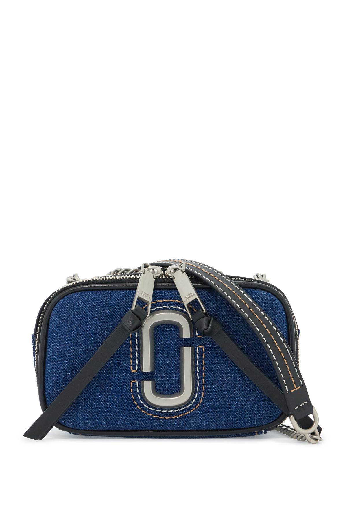 Shop Marc Jacobs Camera Bag In Dark Wash (blue)