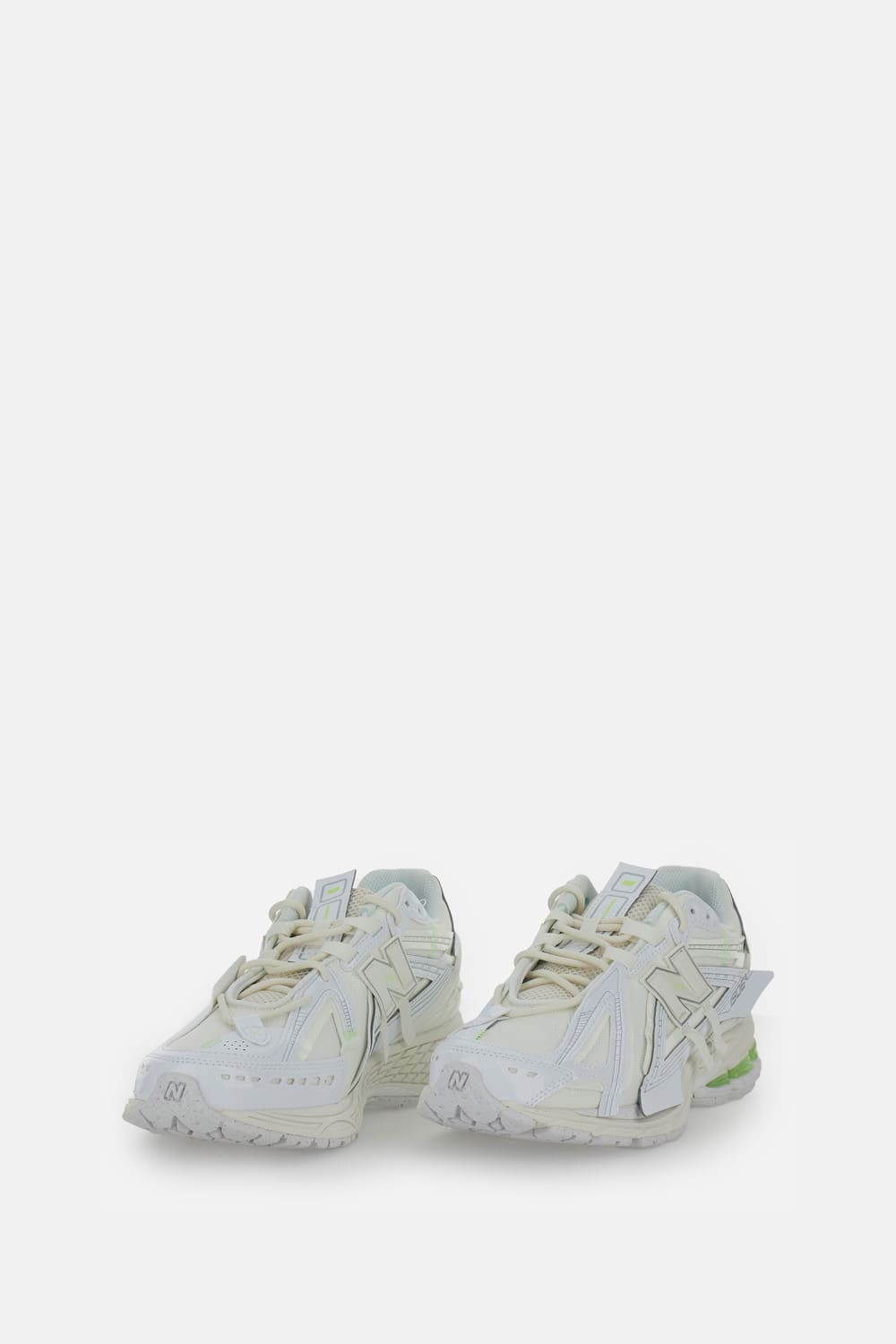 New Balance Mens White White Mint Flash 1906a Mesh Low-top Trainers In White