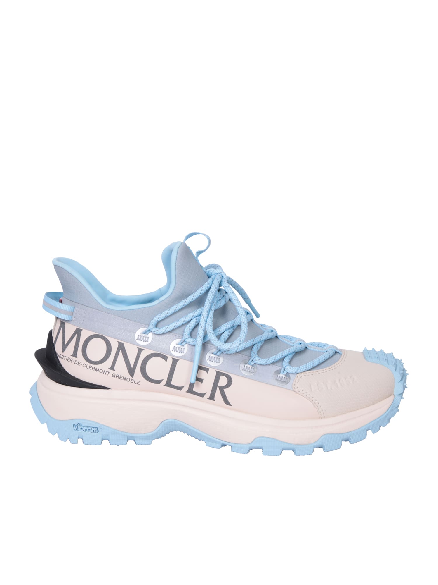 Moncler Trailgrip Lite 2 Grey/ Light Blue Sneakers
