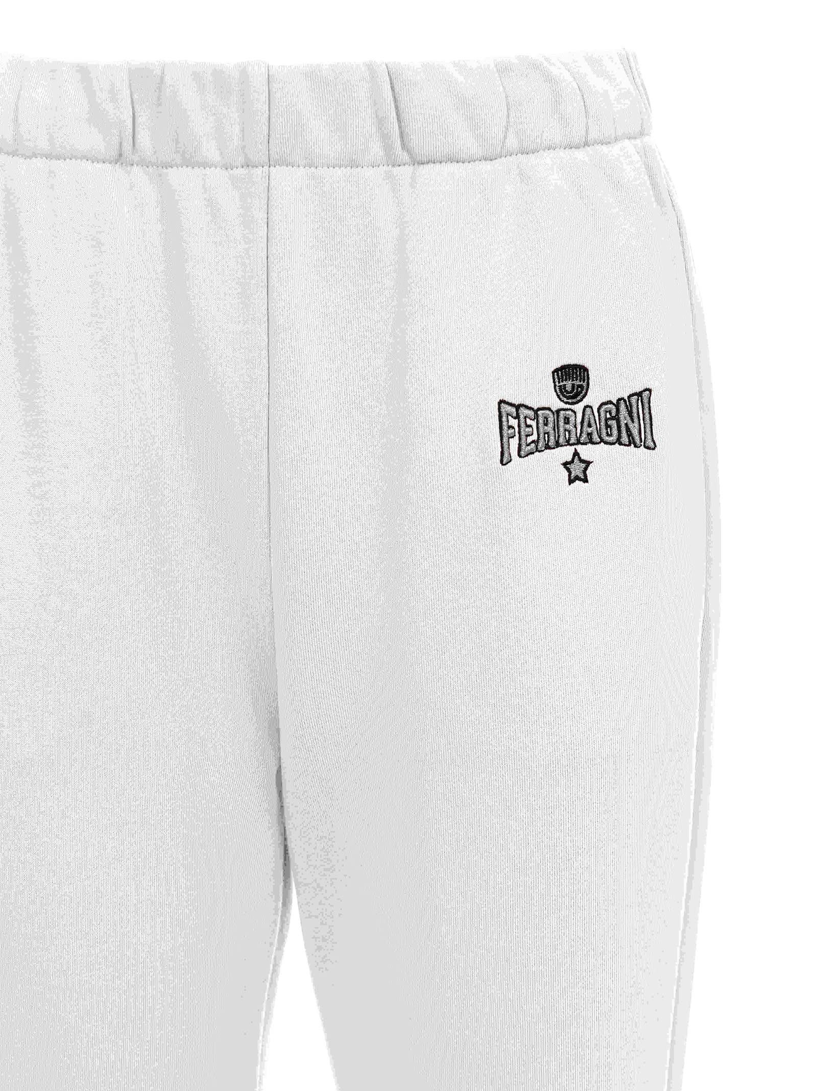 Chiara Ferragni White Casual Trousers In White